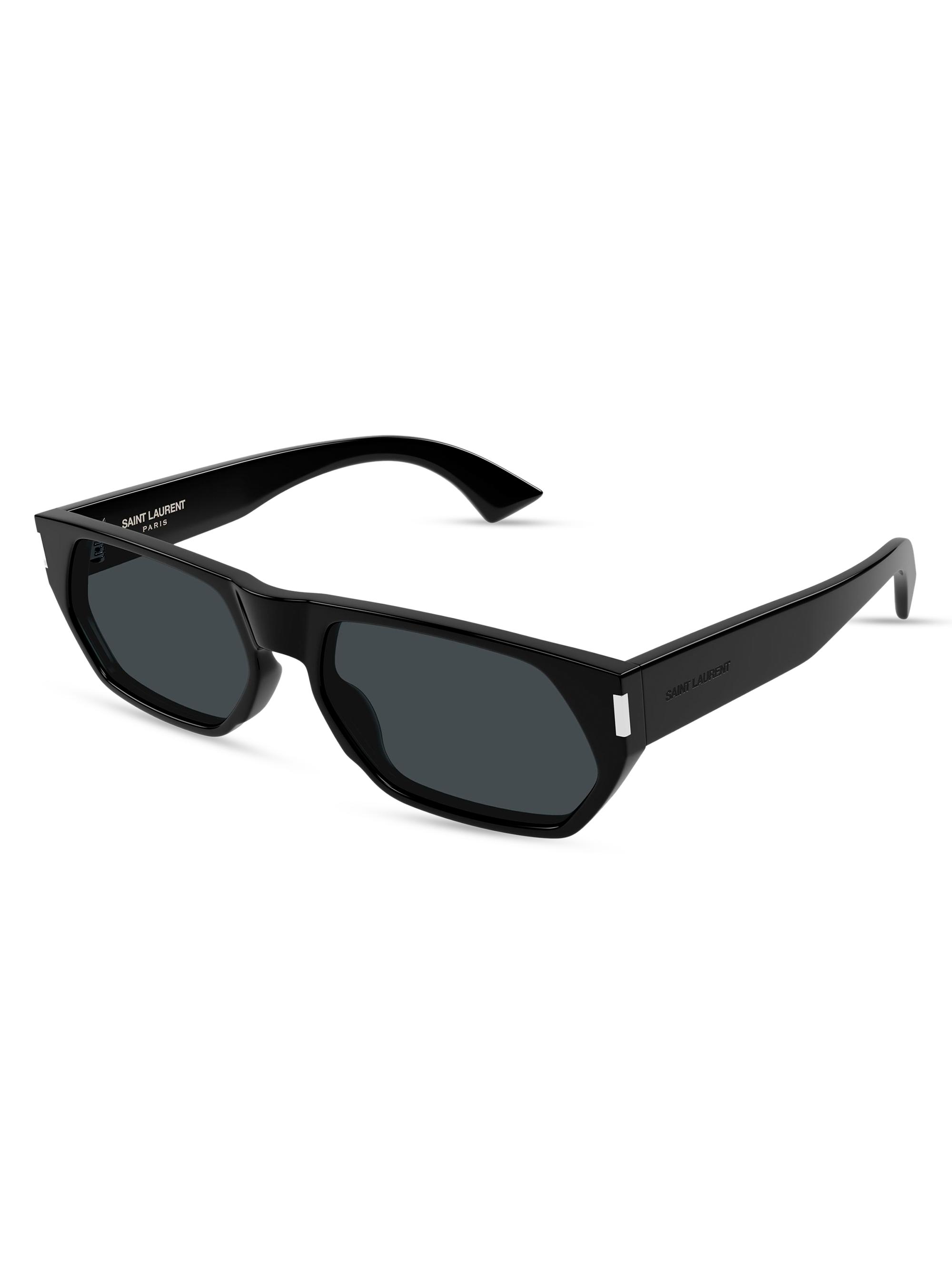 Saint Laurent Men's 59MM Rectangular Sunglasses - Black