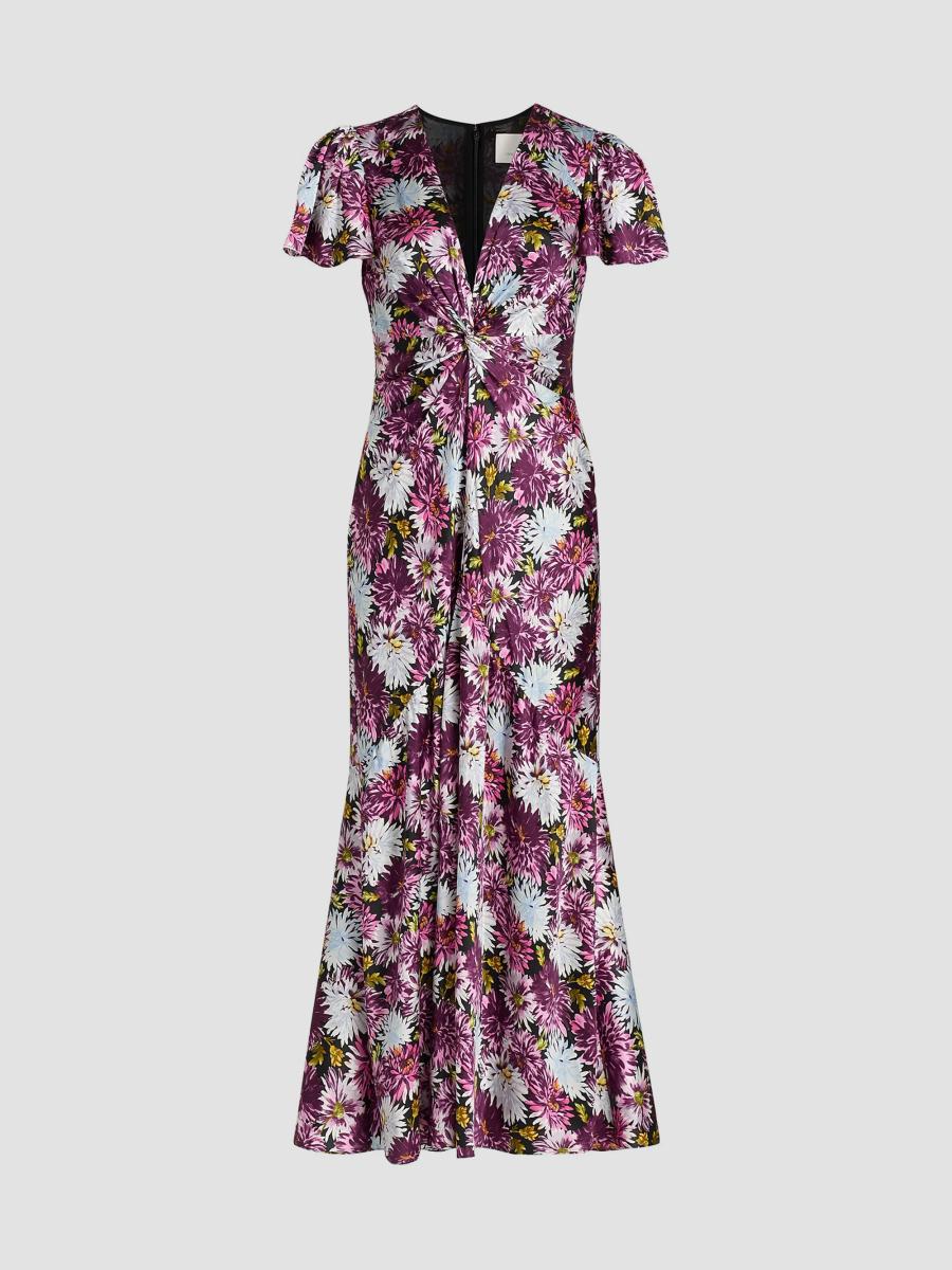 Cinq à Sept Kordyn Dahlia Print Maxi Dress | Saks Fifth Avenue