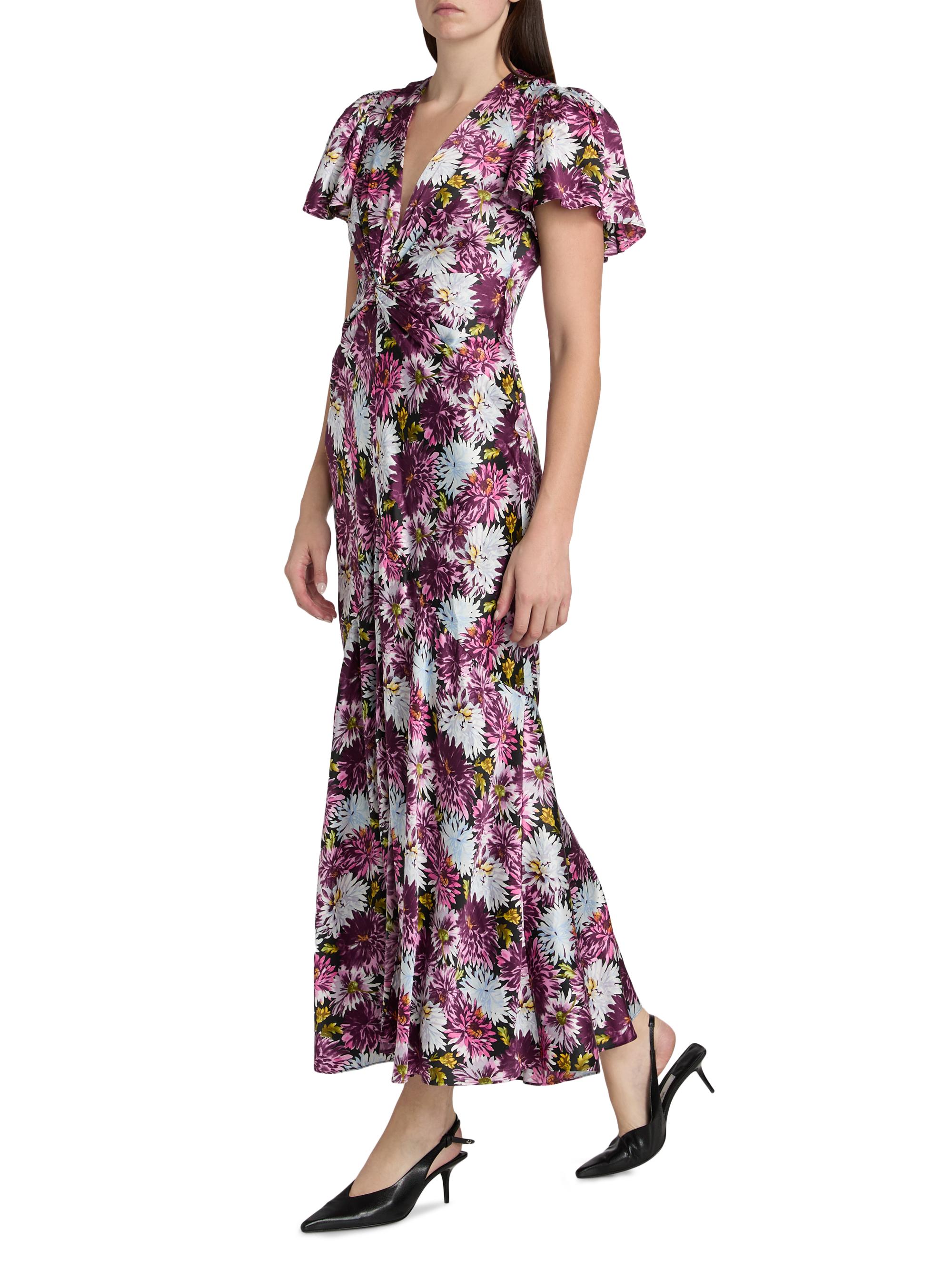 Cinq à Sept Kordyn Dahlia Print Maxi Dress | Saks Fifth Avenue
