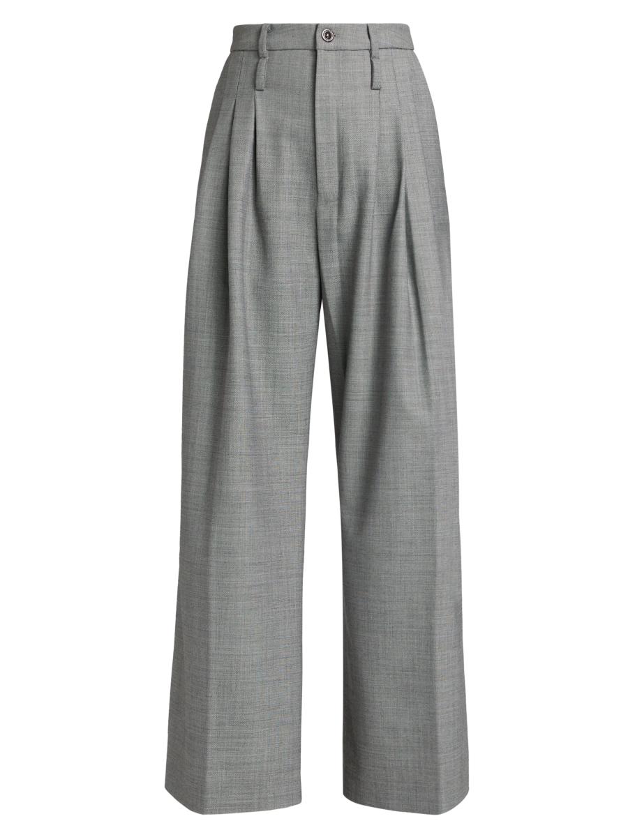 Jamie Haller Women's The Triple Pleat Tailored Trouser In Black