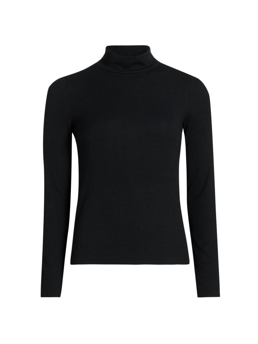 Jamie Haller Women's The Mock Neck Top In Black