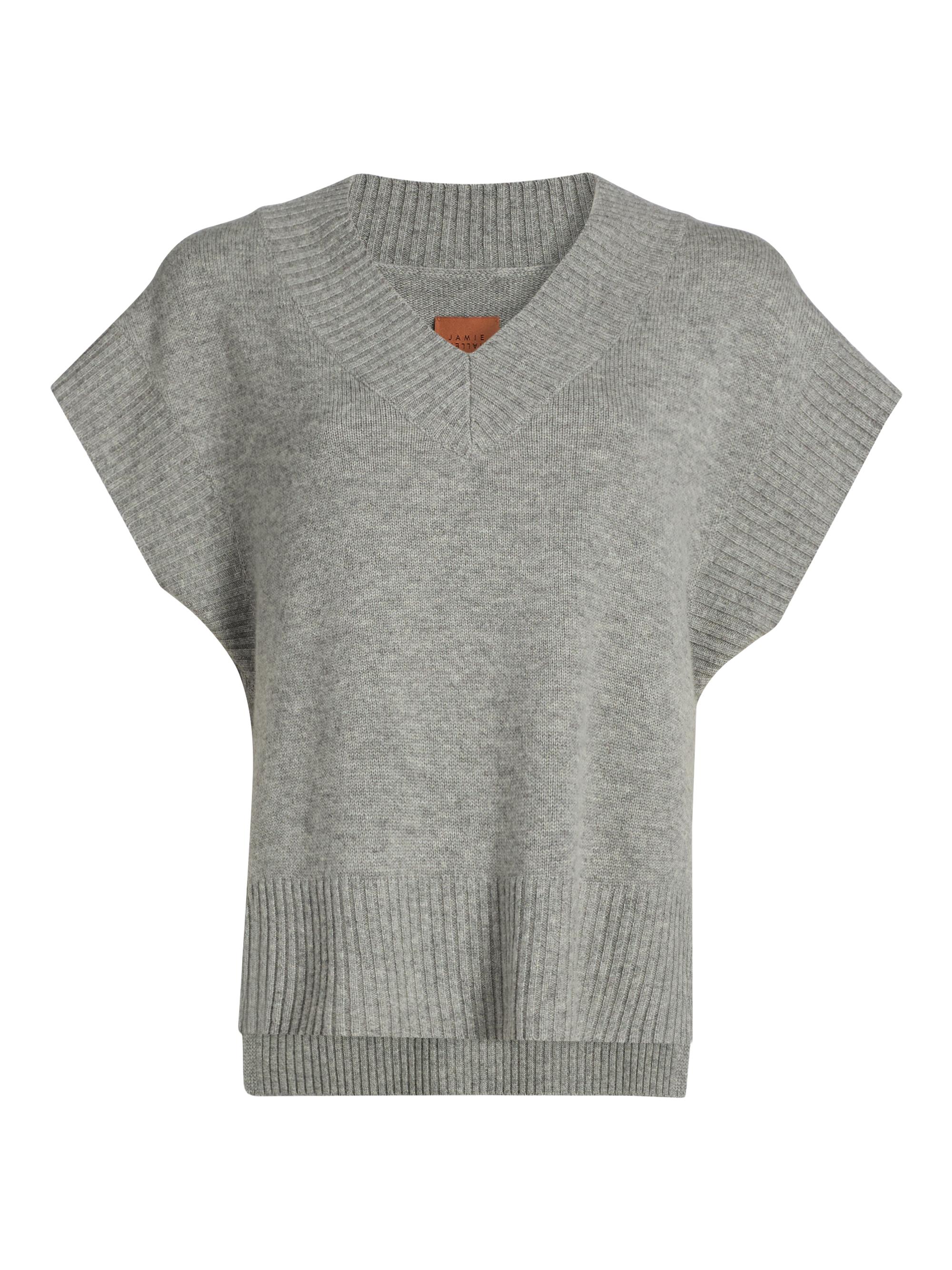 Jamie Haller Women's The Sweater Cashmere-Wool Vest - Heather