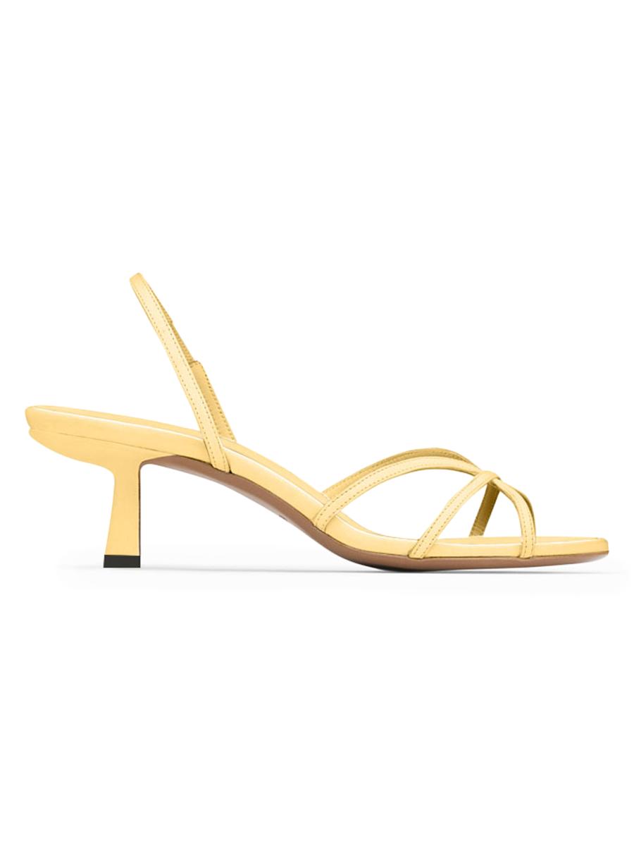 AP STUDIO【NEOUS\ネオアス】55MM SLINGBACK未使用品 Neous Nostalgic Modernism Ibor 55MM Leather Slingback Sandals