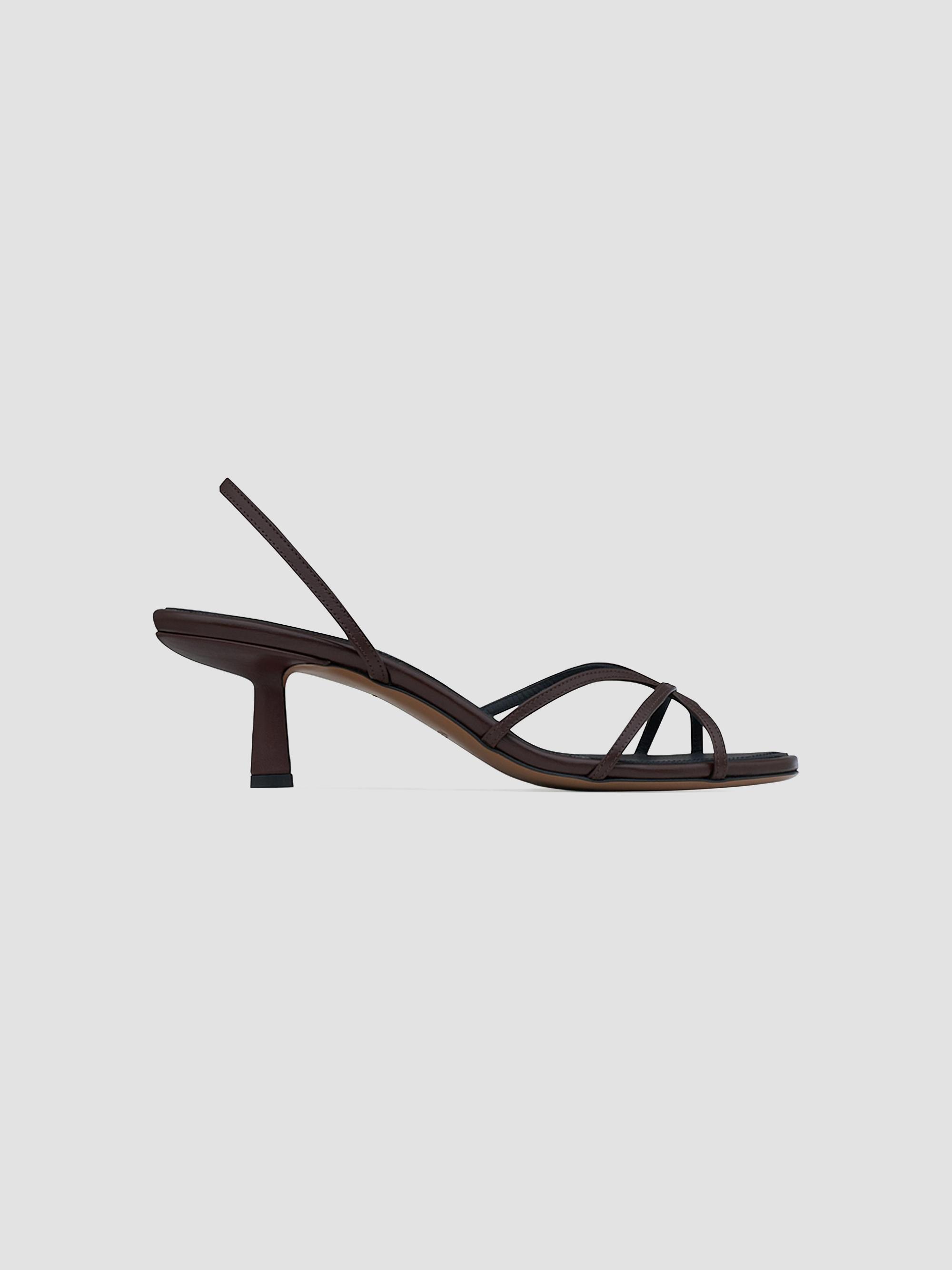 AP STUDIO【NEOUS\ネオアス】55MM SLINGBACK未使用品 Neous Nostalgic Modernism Ibor 55MM Leather Slingback Sandals