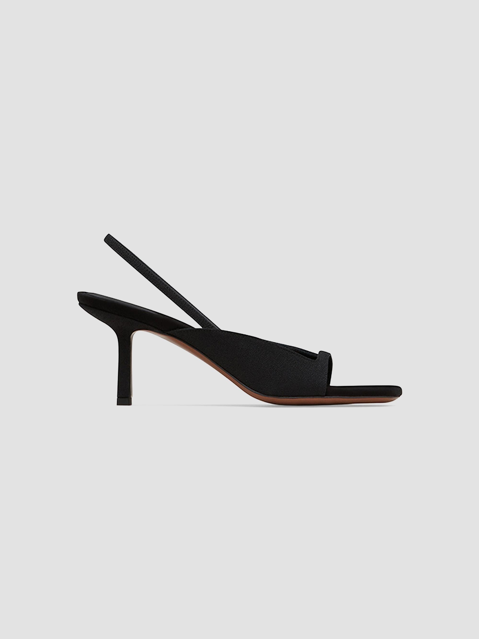 Neous Women's Nostalgic Modernism Kamui Cady 65MM Slingback Sandals - Black | Thumbnail 2