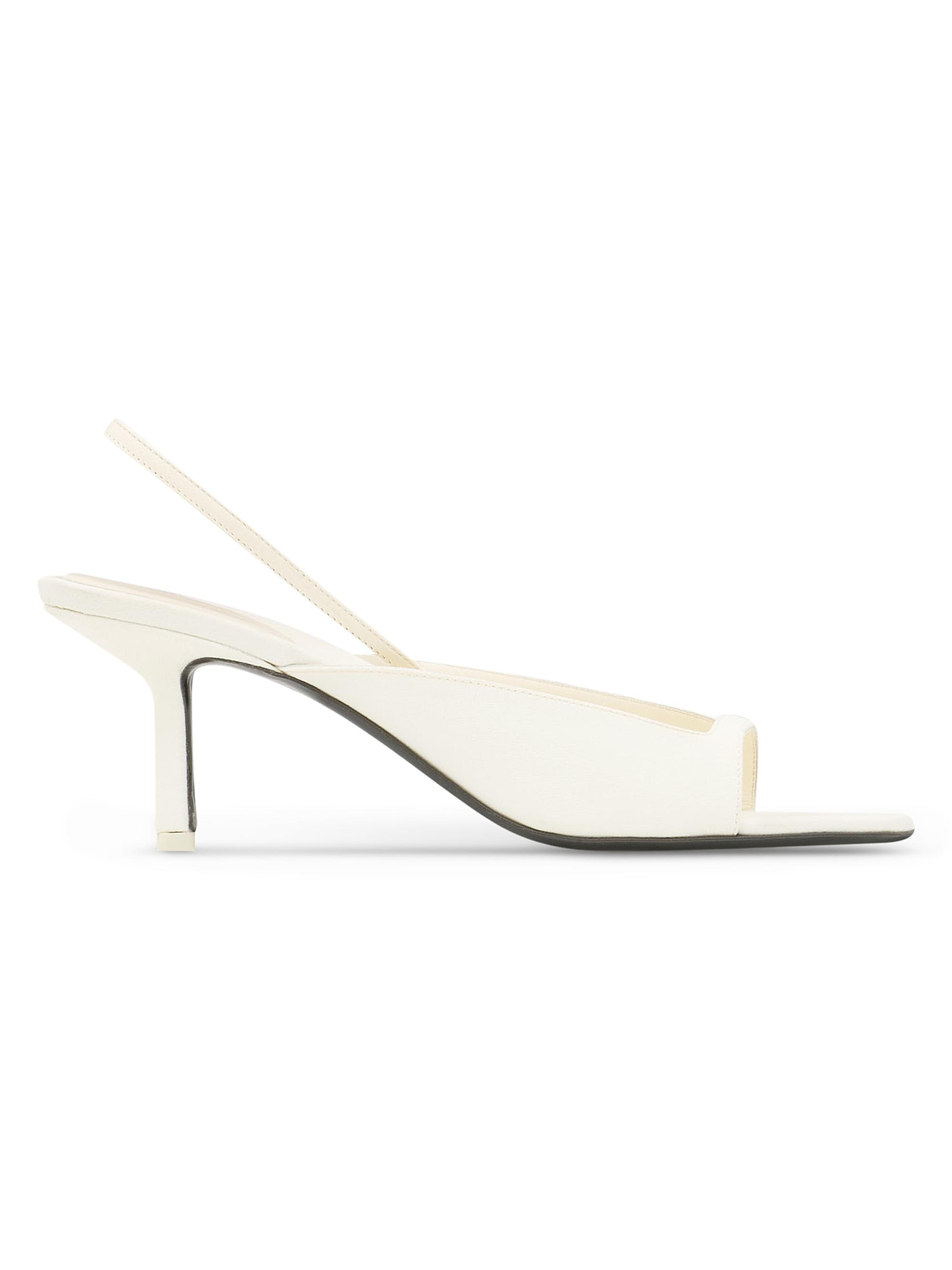 Neous Women's Nostalgic Modernism Kamui Cady 65MM Slingback Sandals - Cream