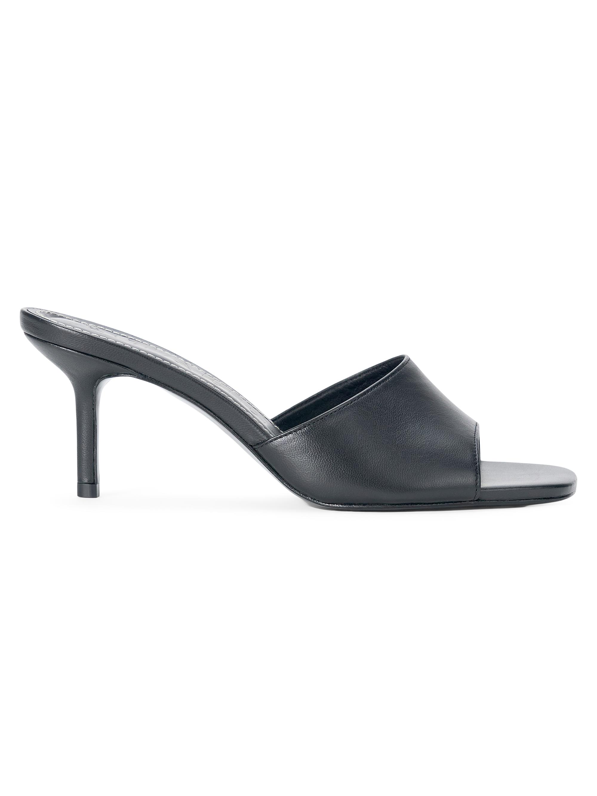 Staud Women's Bea 65MM Leather Mules - Black