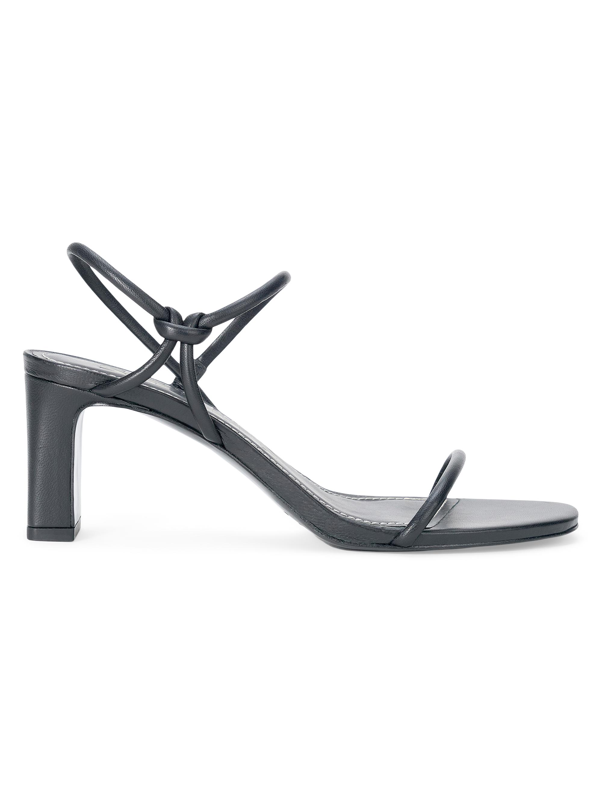 Staud Women's Laurel 65MM Leather Sandals - Black | Thumbnail 6