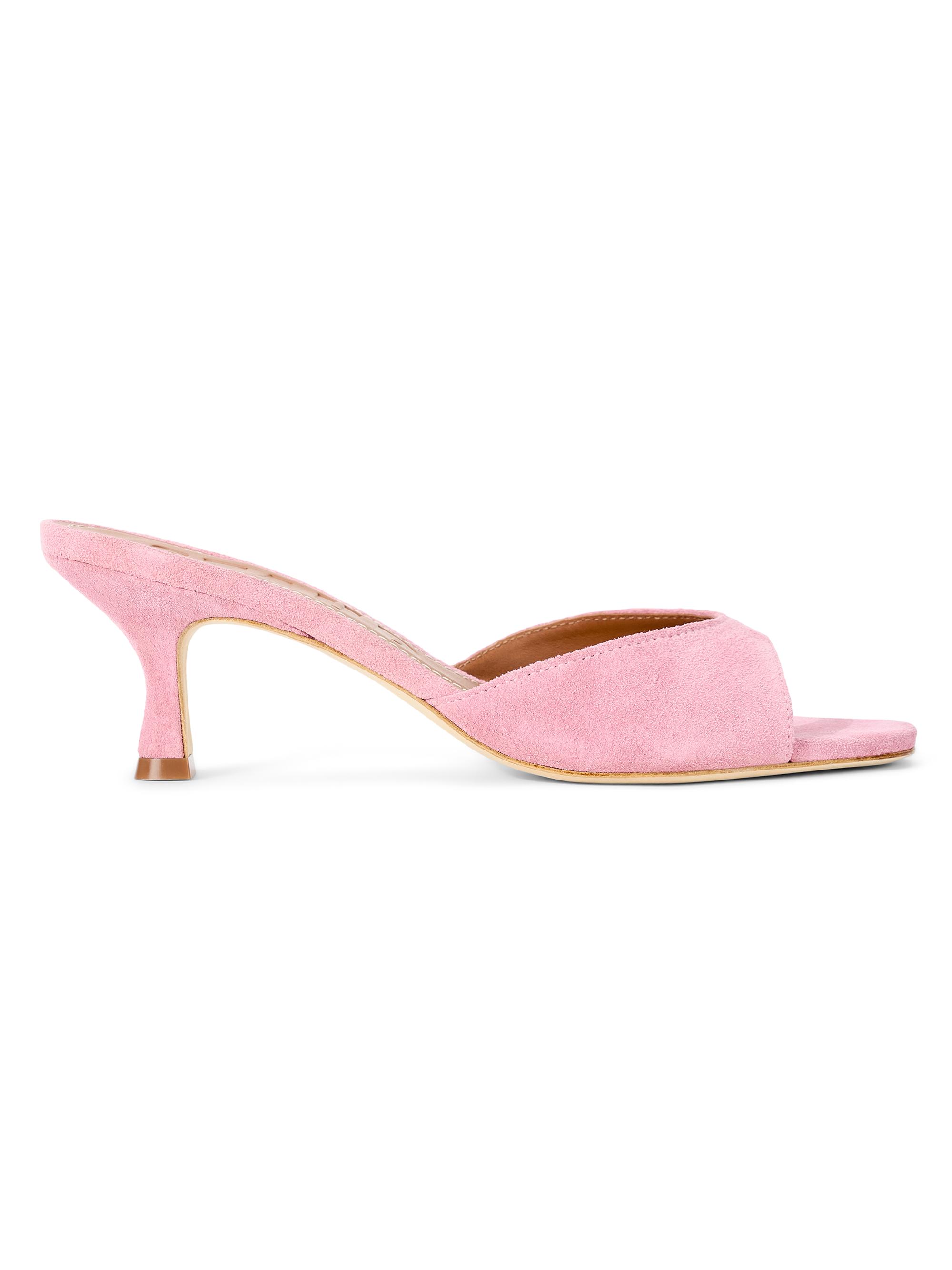 Staud Women's Brigitte 55MM Suede Mules - Orchid