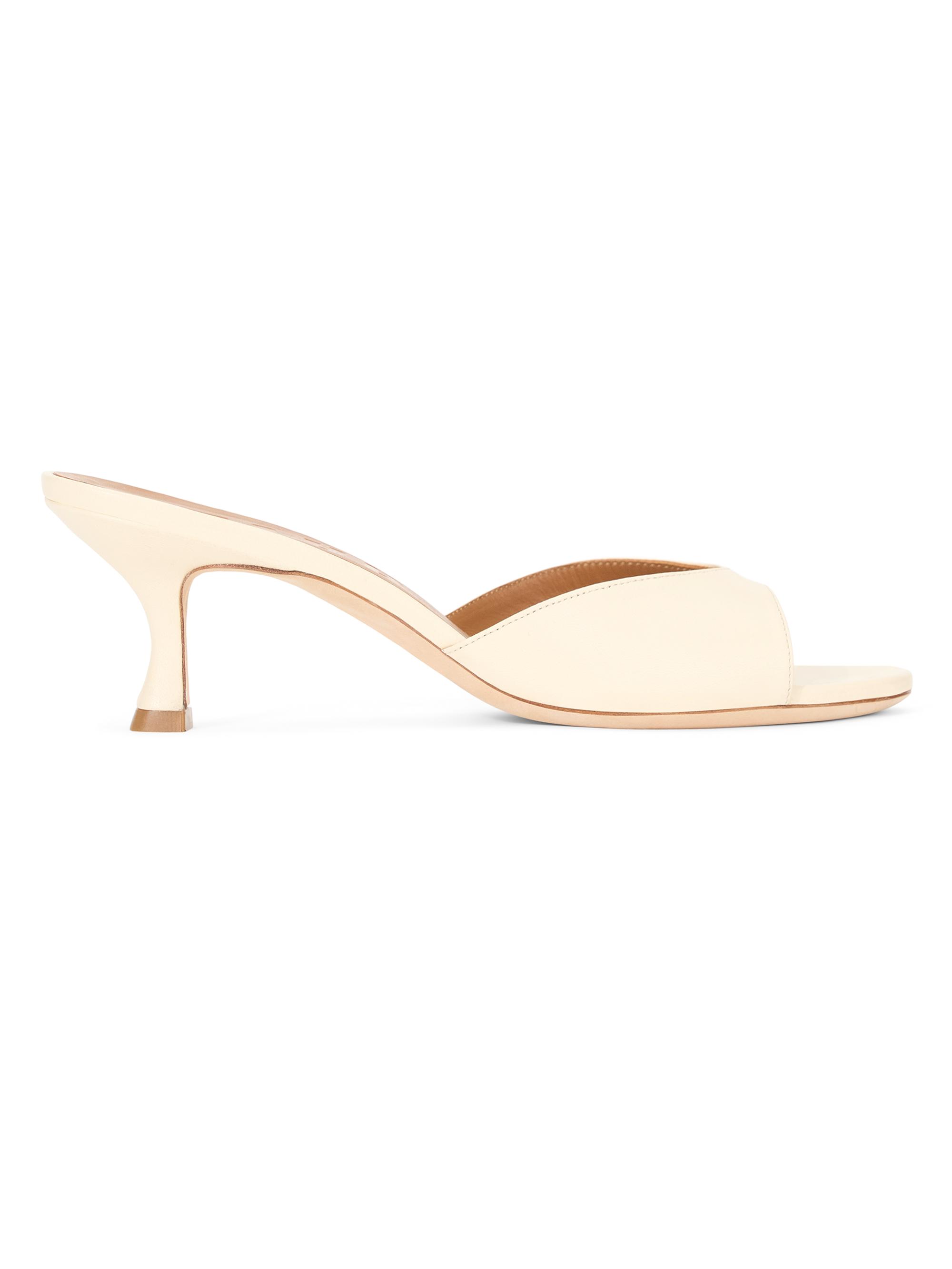 Staud Women's Brigitte 55MM Leather Mules - Cream