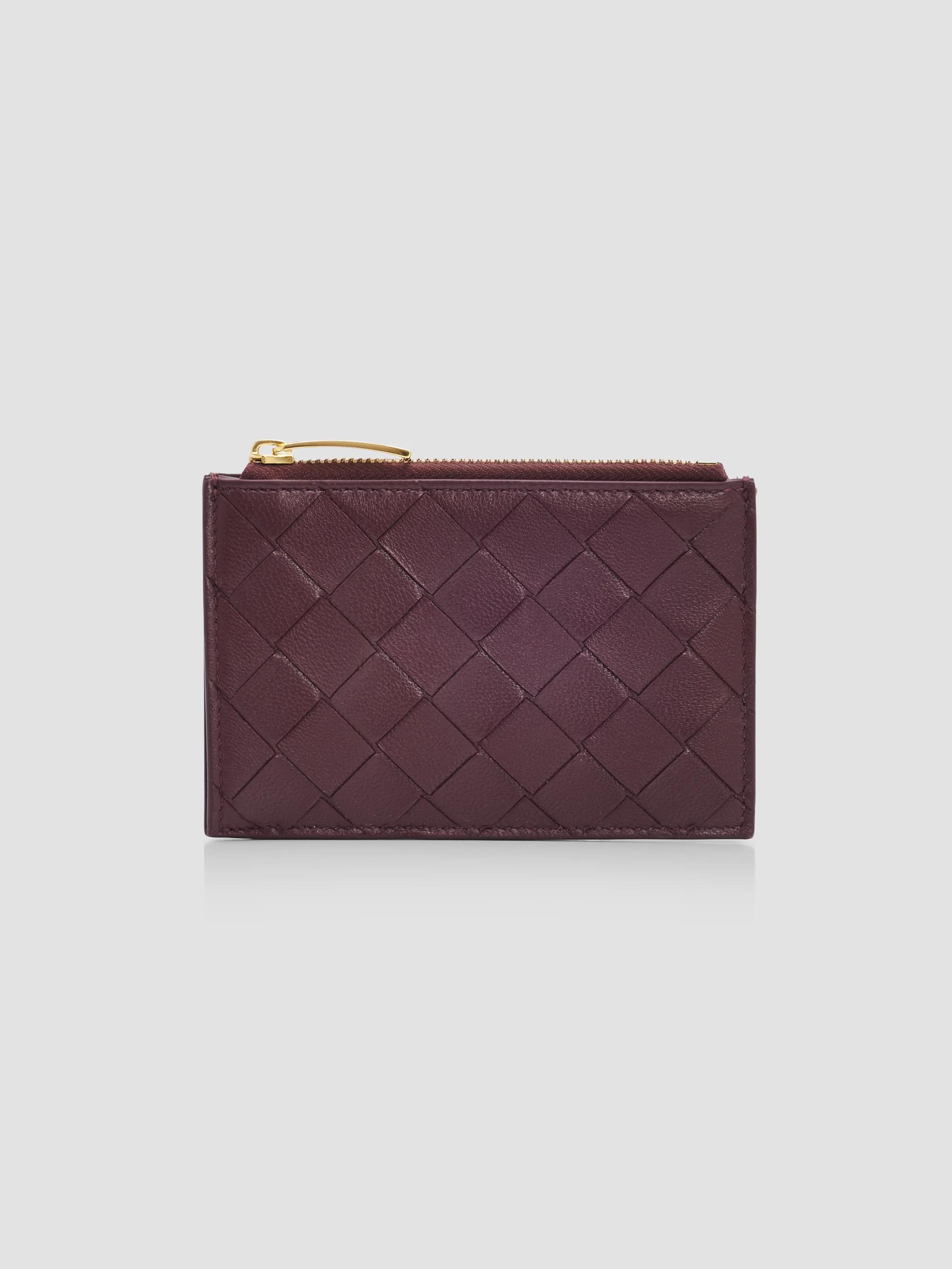 Bottega Veneta Intrecciato Leather Card Case | Saks Fifth Avenue
