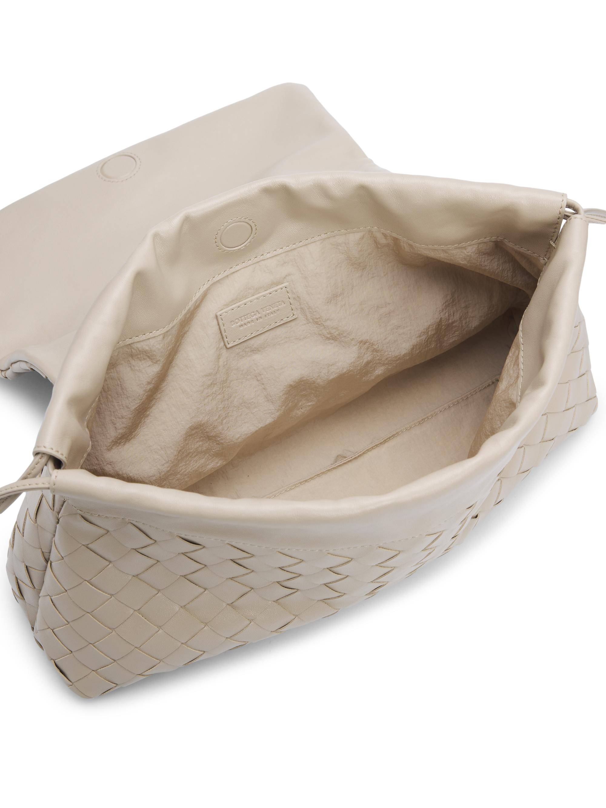 Bottega Veneta Giorno Intrecciato Leather Shoulder Bag | Saks