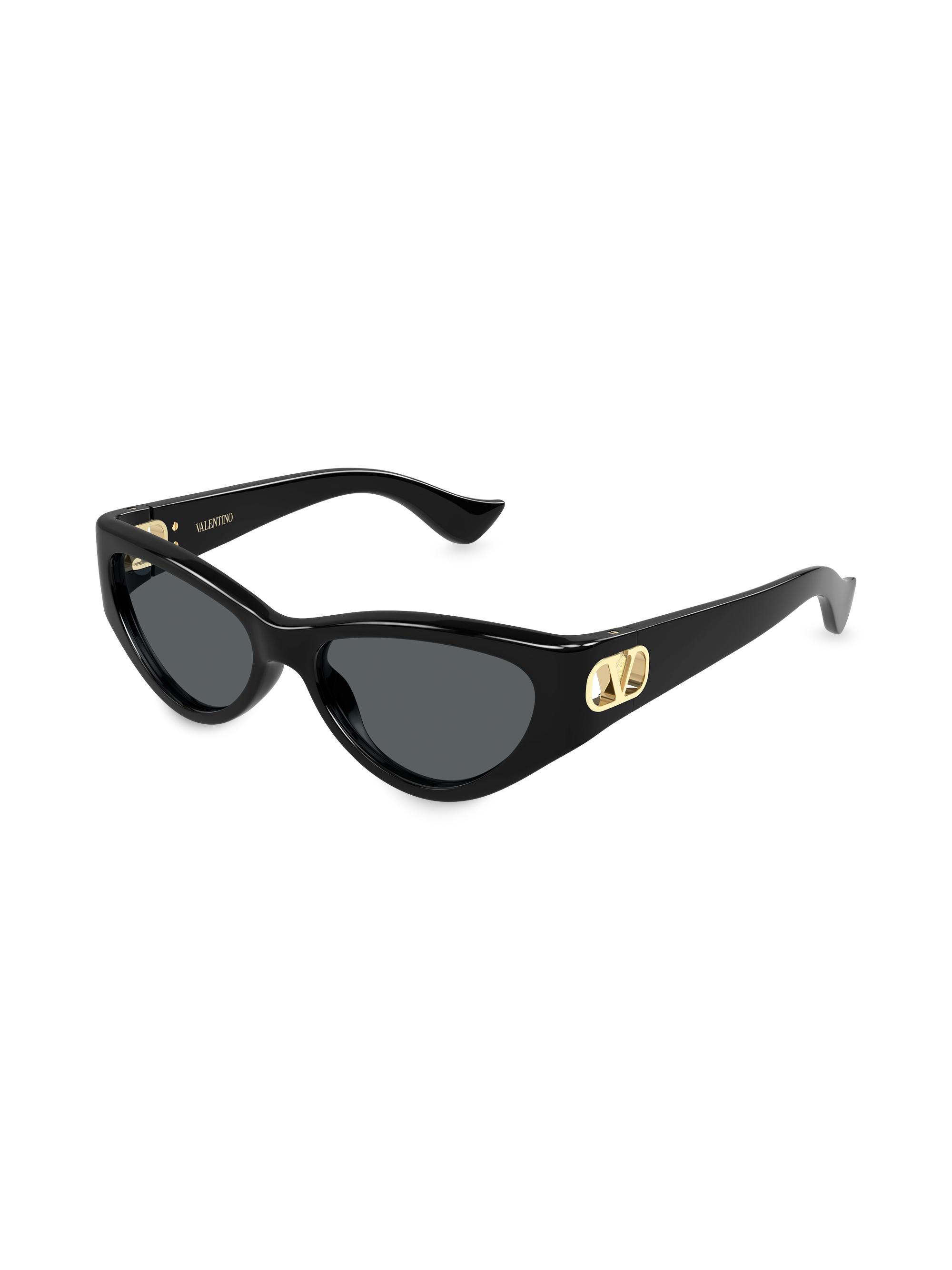 Valentino Garavani Women's Vain Light 54MM Cat-Eye Sunglasses - Black