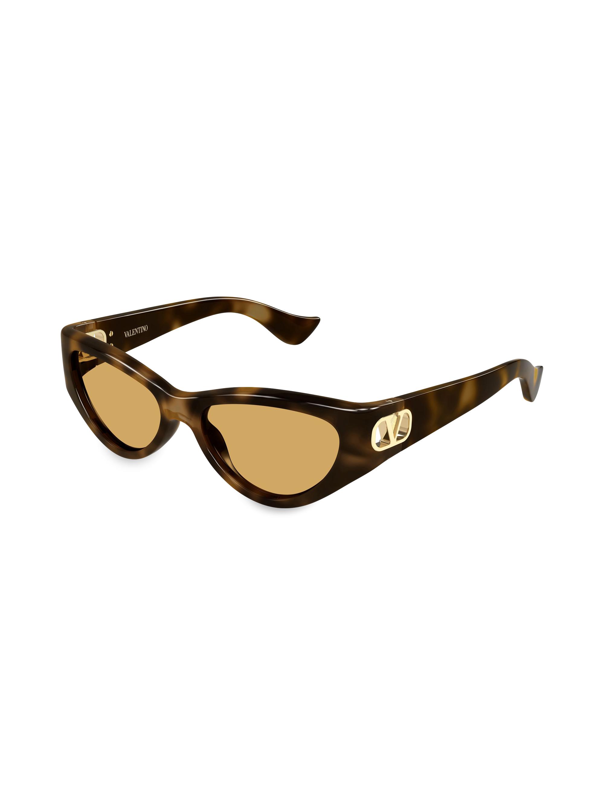 Valentino Women's Vain Light 54MM Cat-Eye Sunglasses - Brown