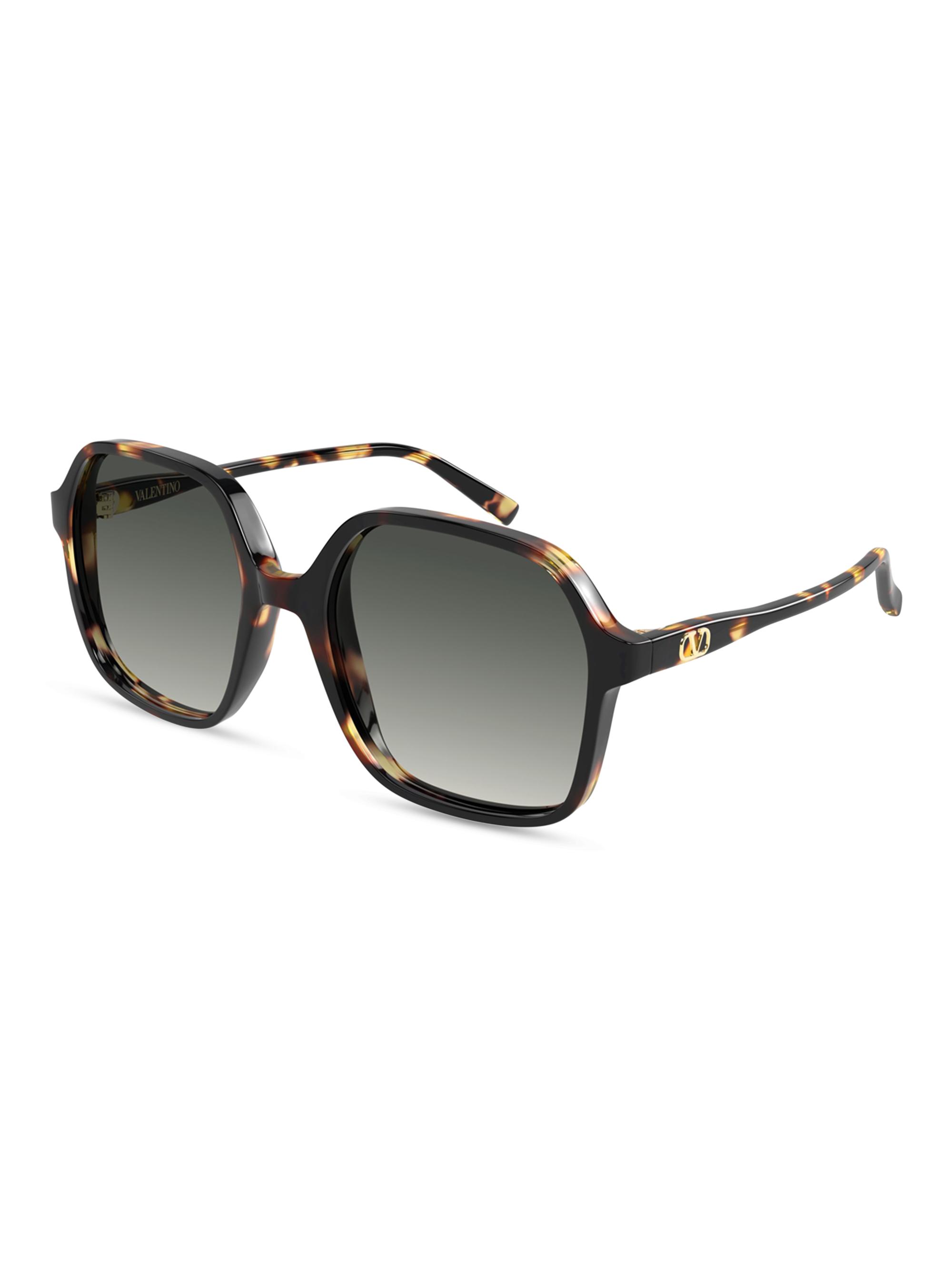 Valentino Women's Light 58MM Square Sunglasses - Brown