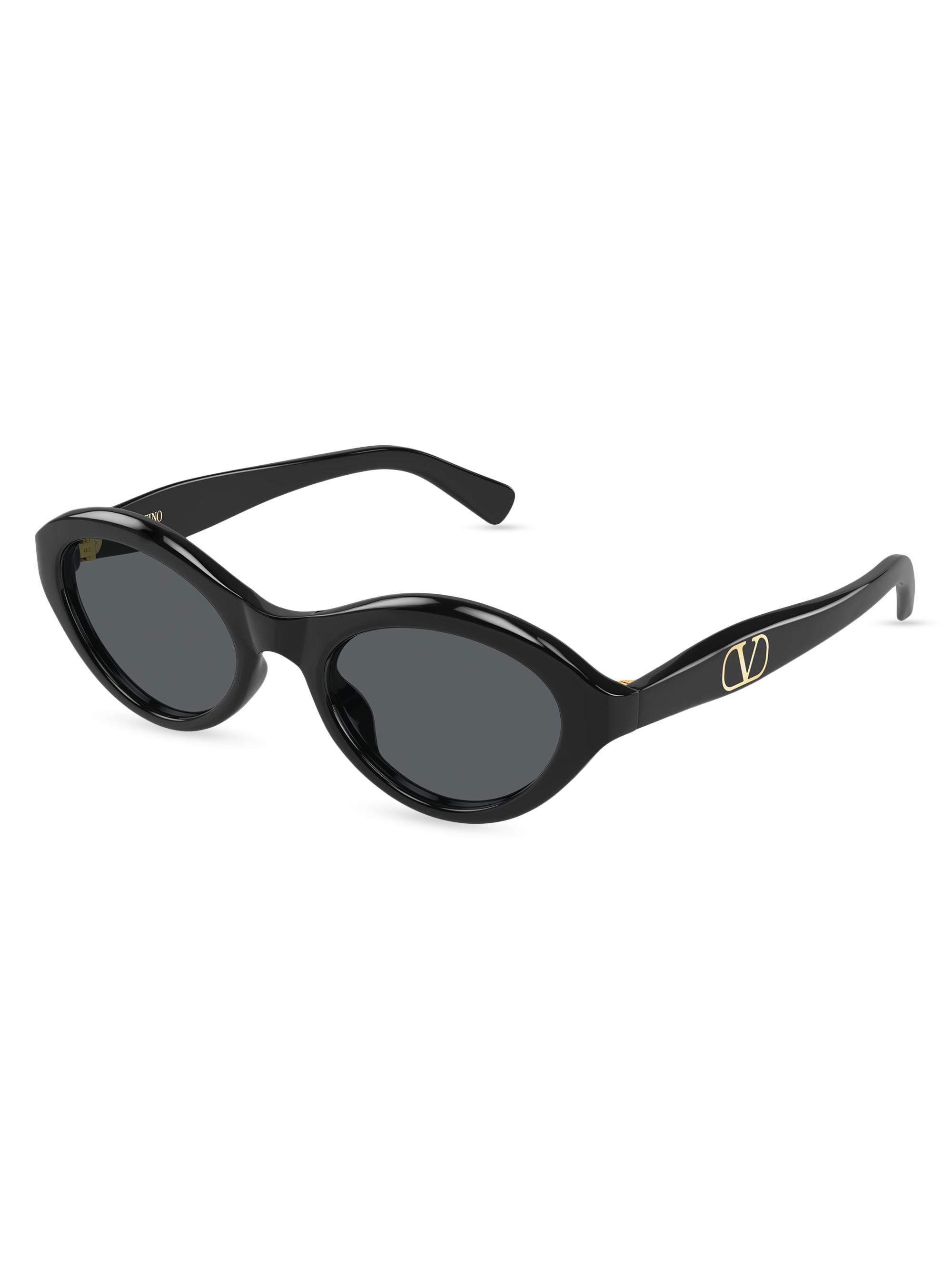 Valentino Women's Dauphin 52MM Cat-Eye Sunglasses - Black