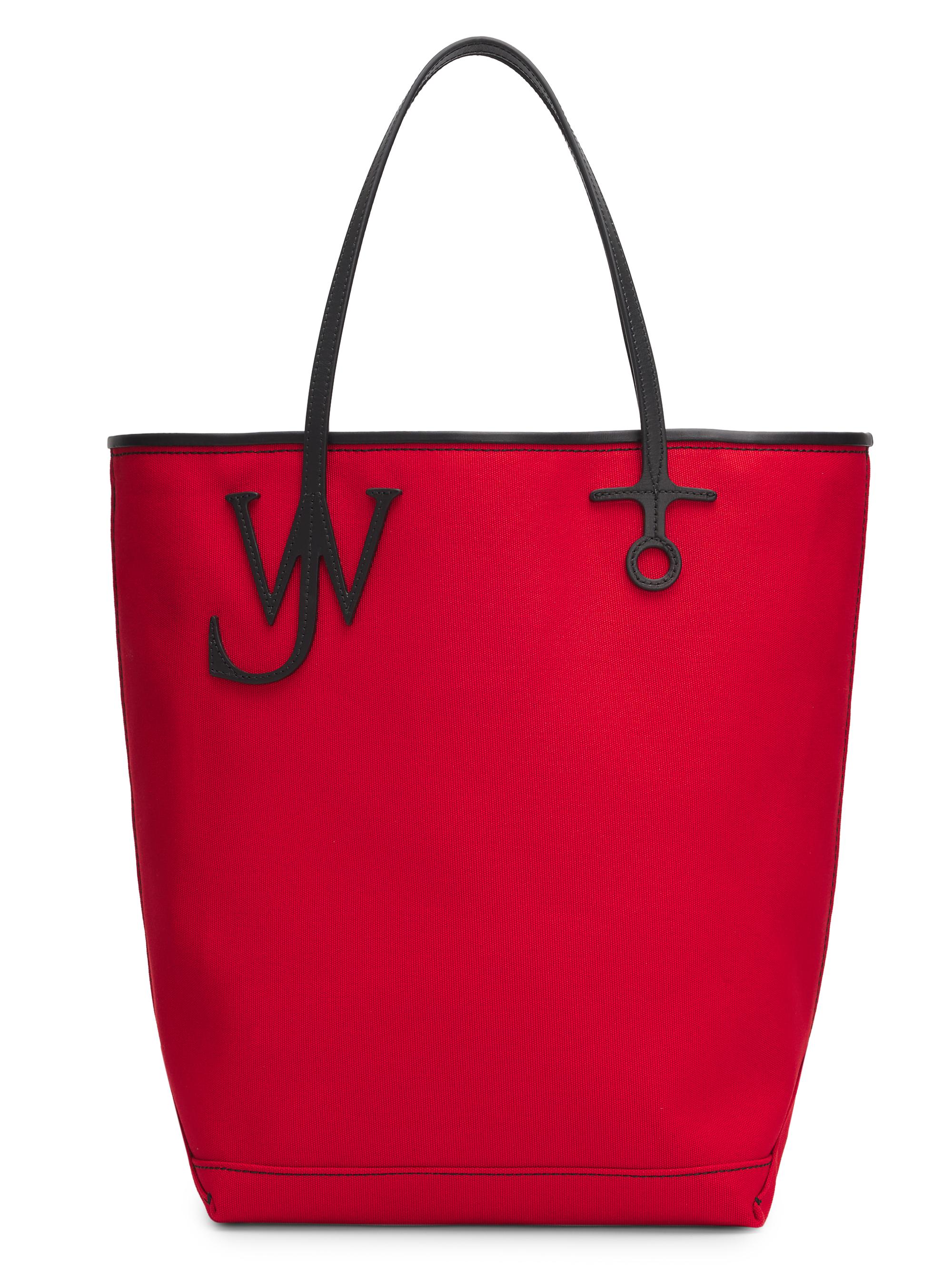 JW Anderson Men's Tall Anchor Tote Bag - Red Black