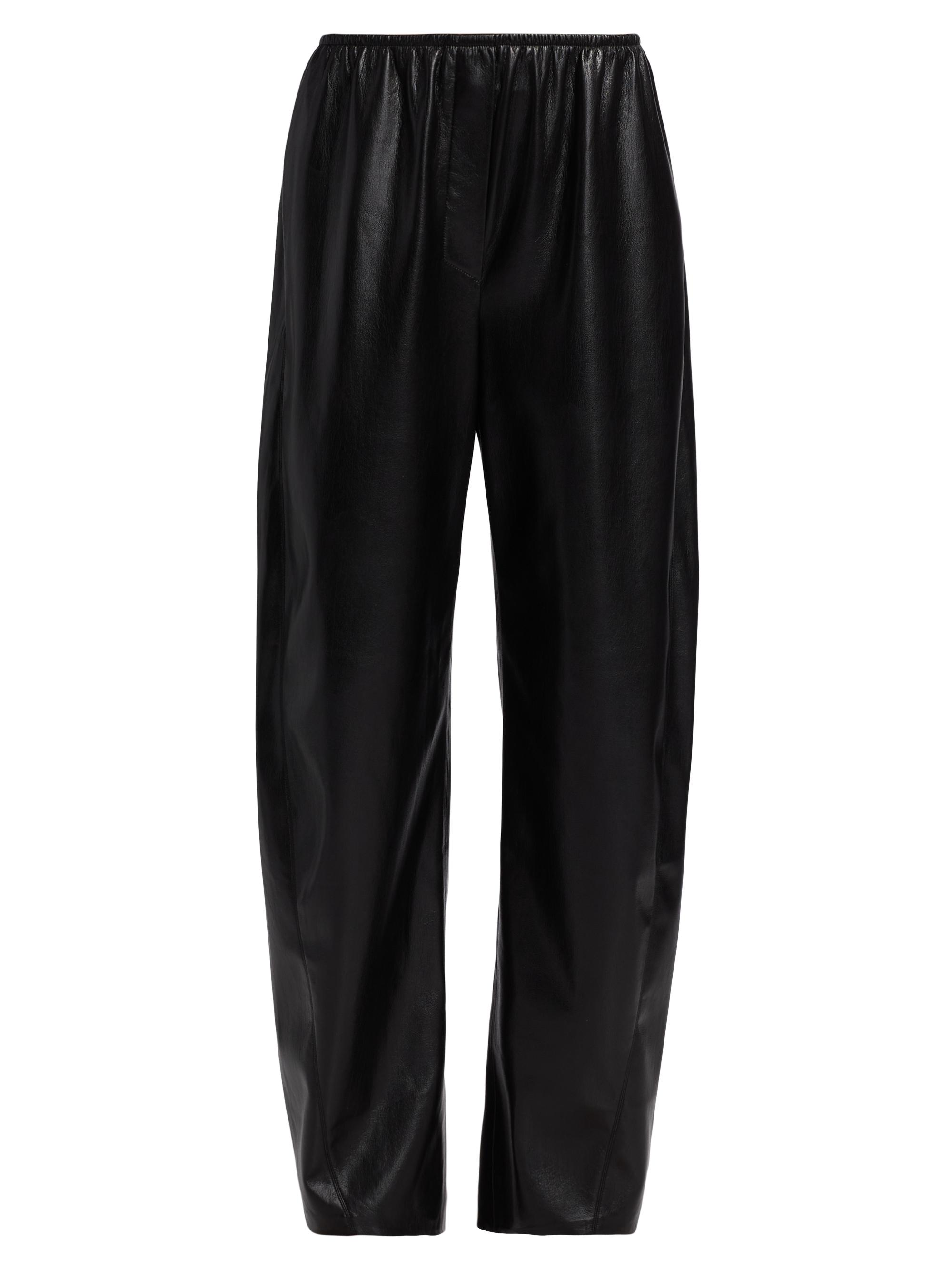 Nanushka Reflections Zoela Faux-Leather Barrel-Leg Pants | Saks