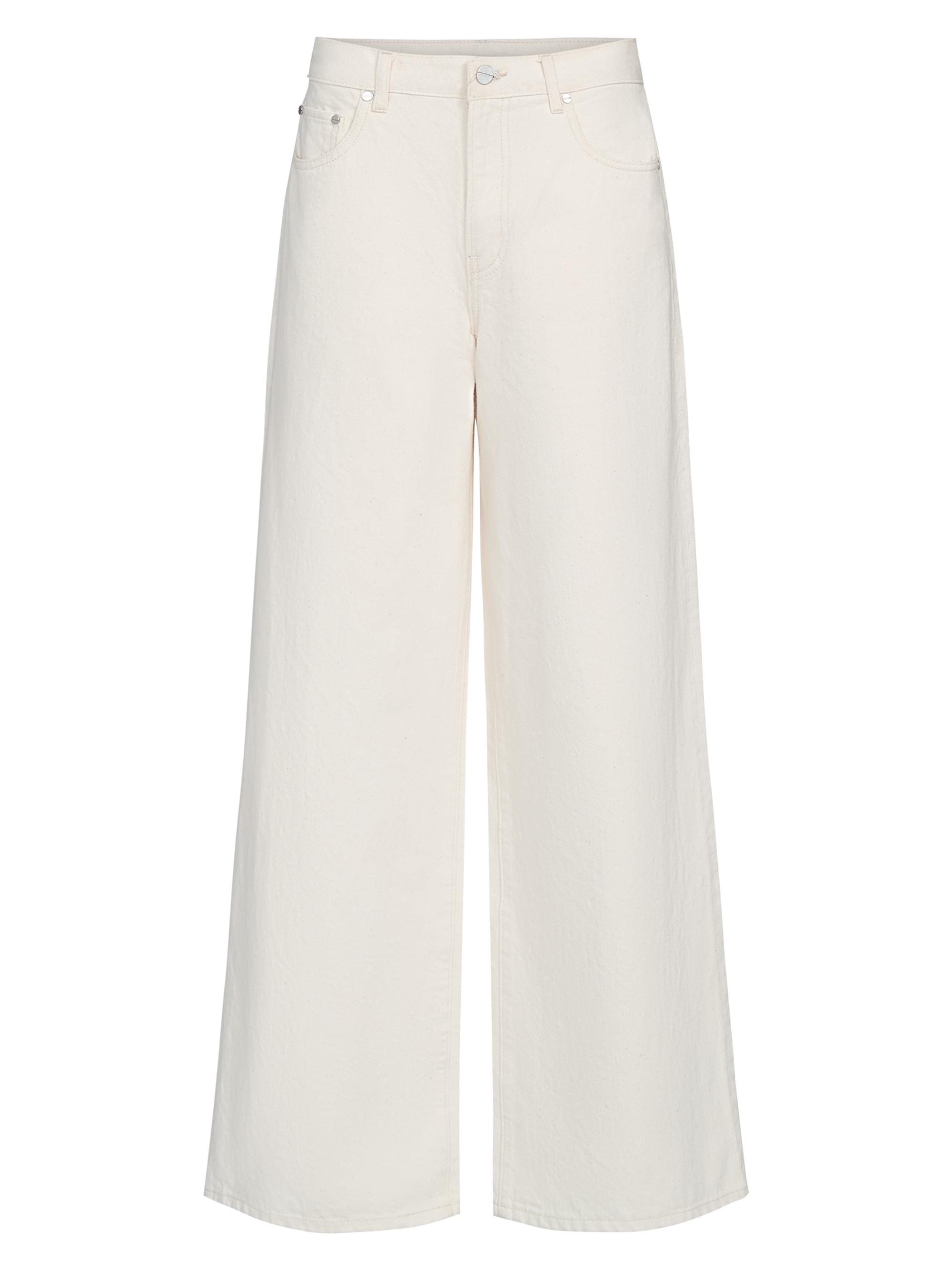 TWP Women's Tiny Dancer Wide-Leg Jeans - Natural