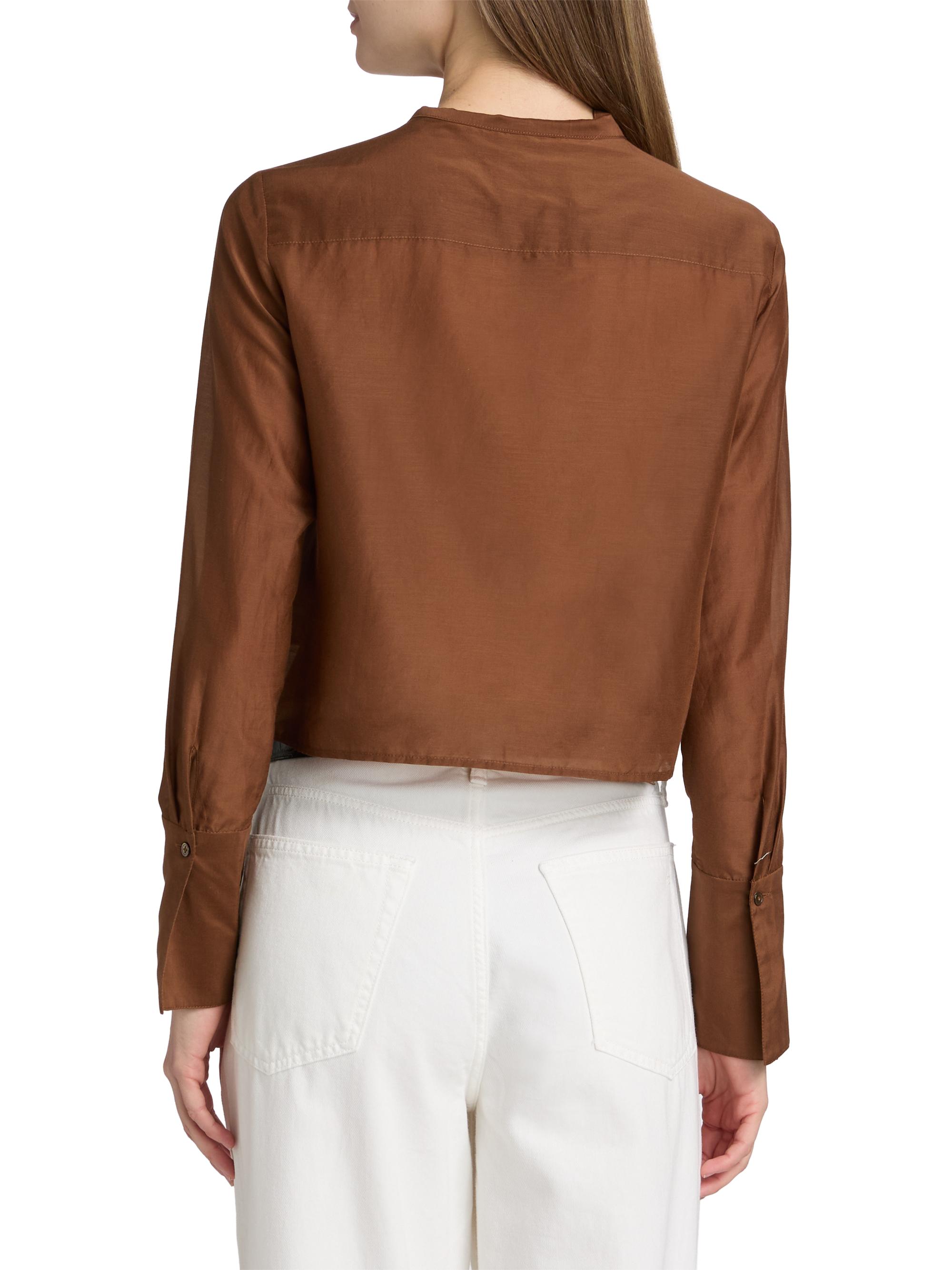 TWP Patti Cotton-Silk Ruffle Blouse | Saks Fifth Avenue