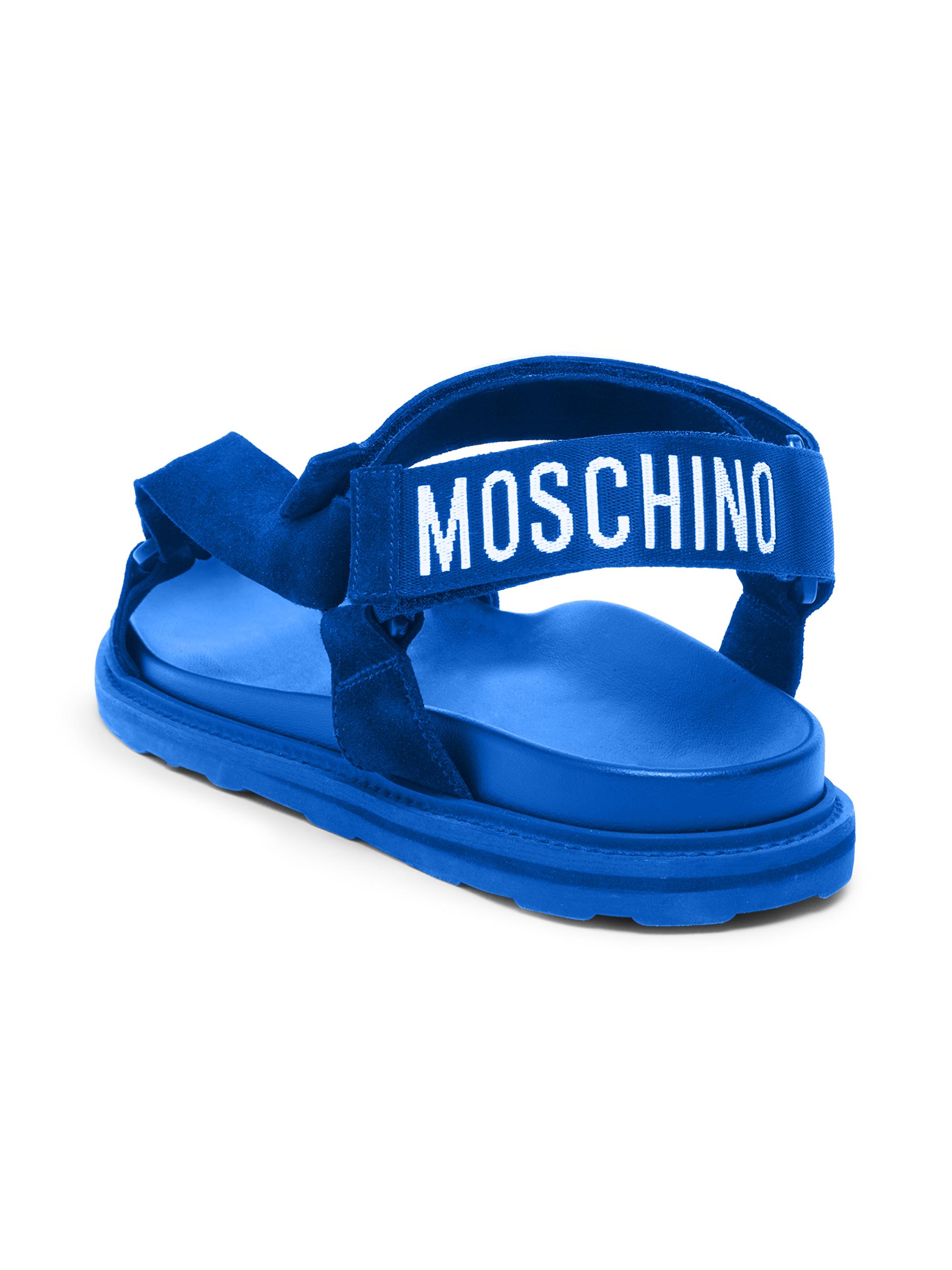 MOSCHINO  サンダル Moschino Sporty Logo-Detailed Suede Platform Sandals | Saks Fifth