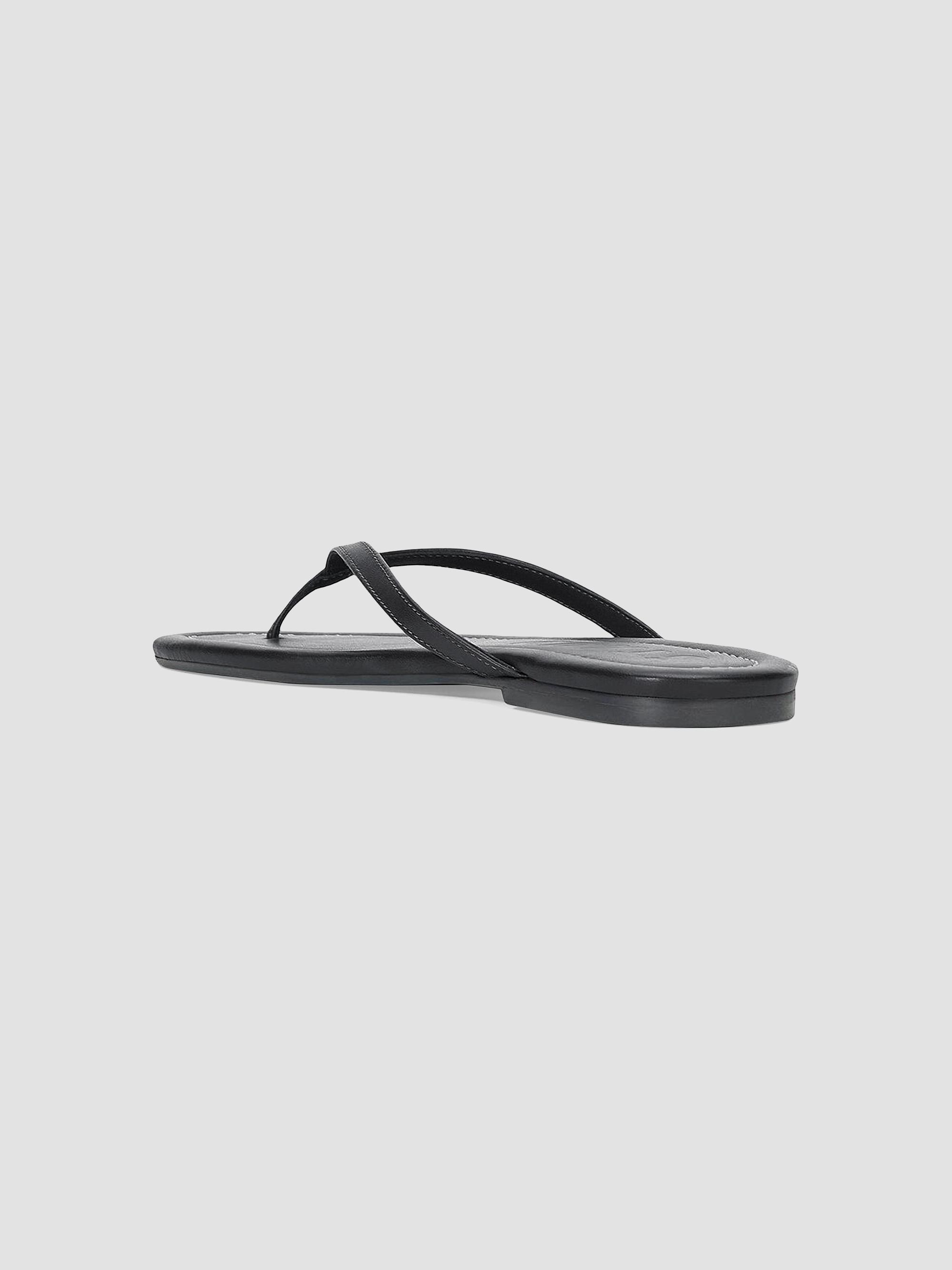 STAUD Freja Leather Thong Sandals | Saks Fifth Avenue