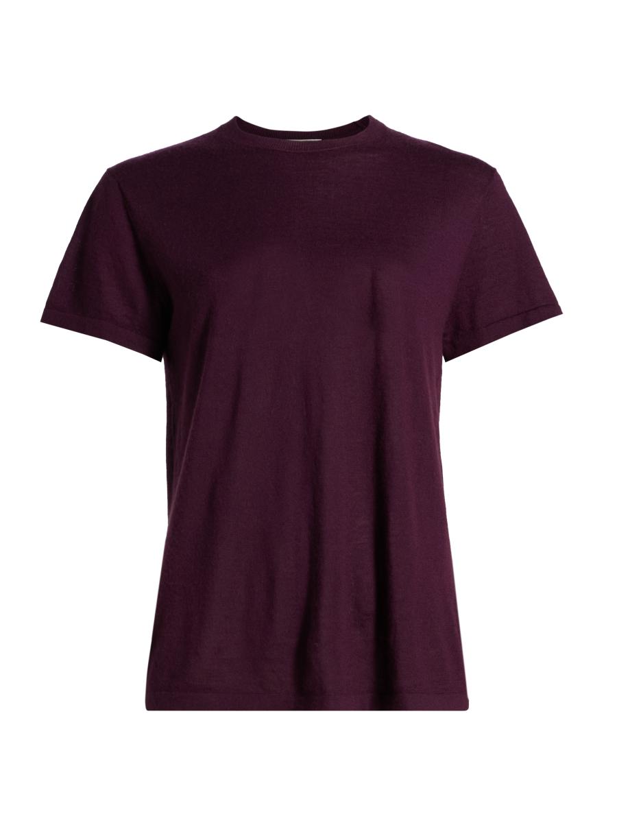 Co Women's Solid Cashmere Shirt In Purple