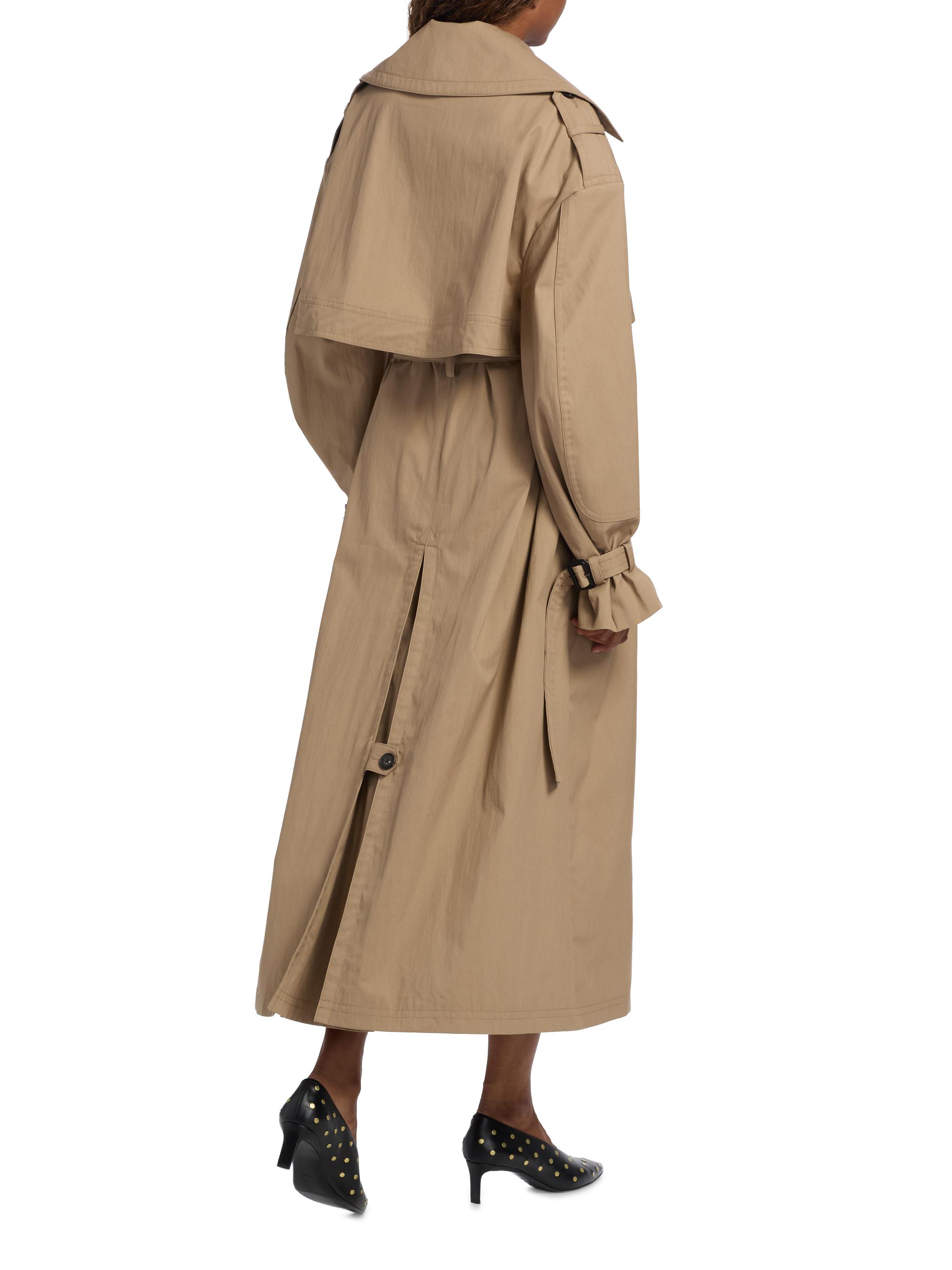 Co Double-Layered Cotton-Blend Trench Coat | Saks Fifth Avenue