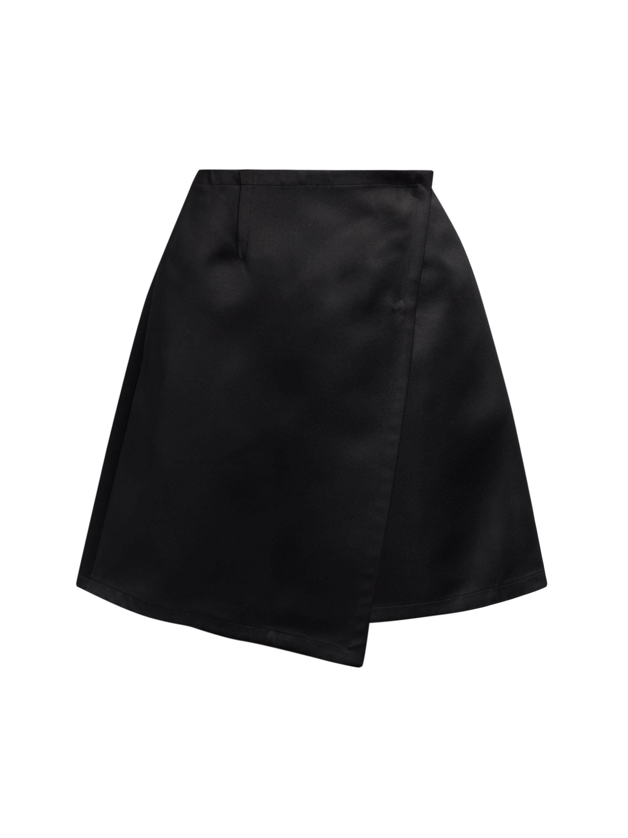 Co Women's Wrap Miniskirt - Black