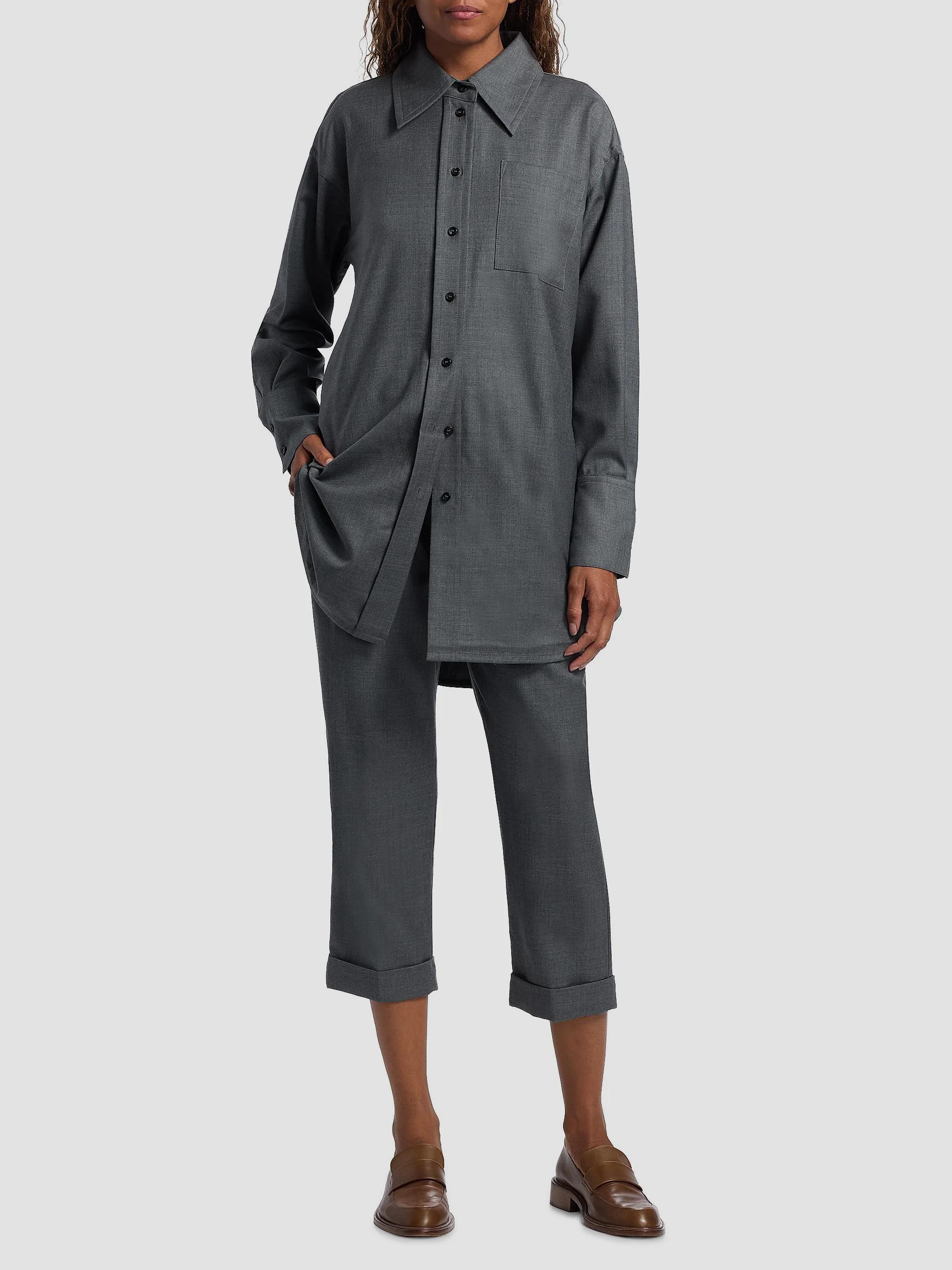 Co Point Collar Wool Overshirt | Saks Fifth Avenue