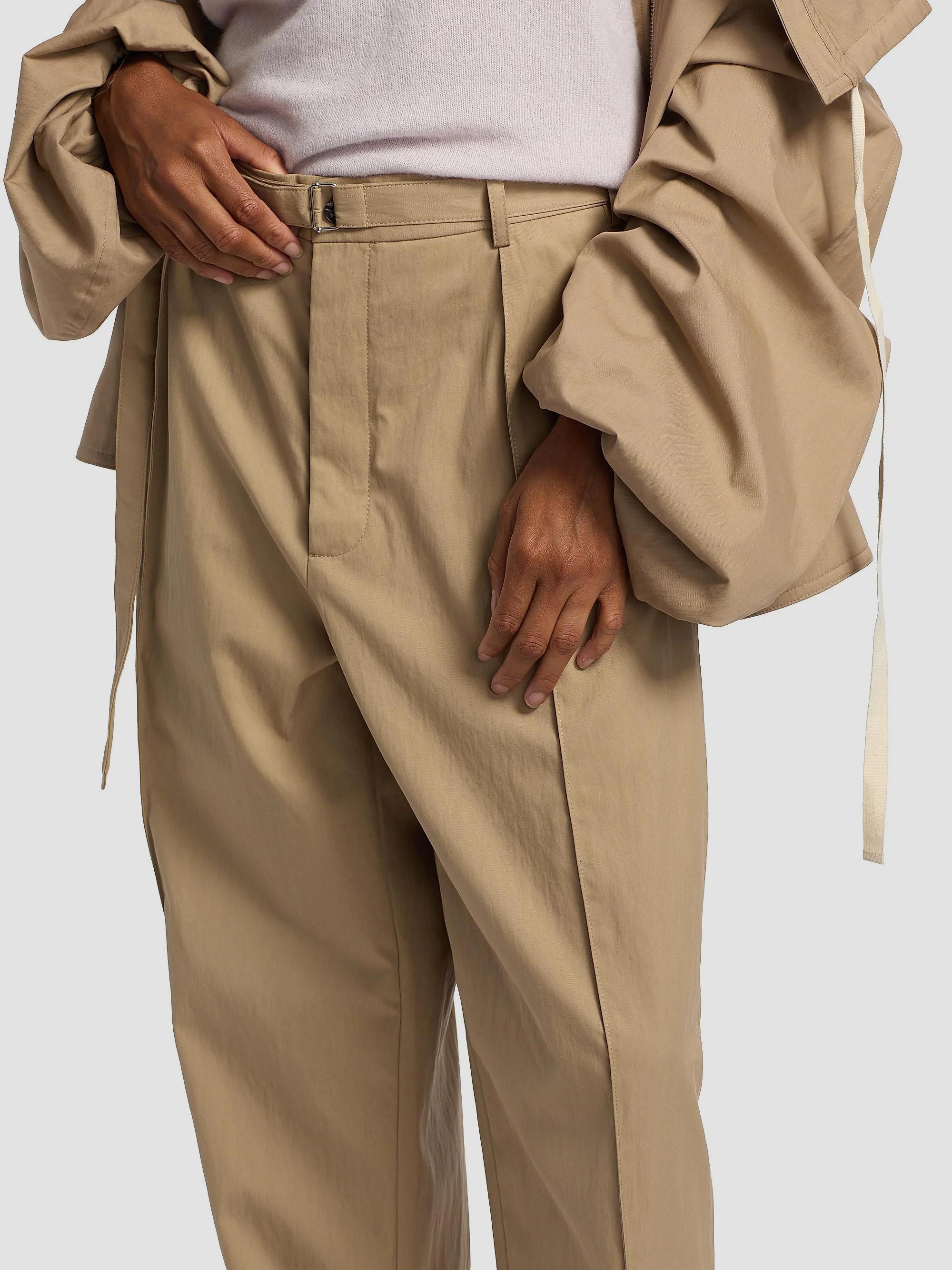 Co Pleated Cotton-Blend Wide-Leg Pants | Saks Fifth Avenue