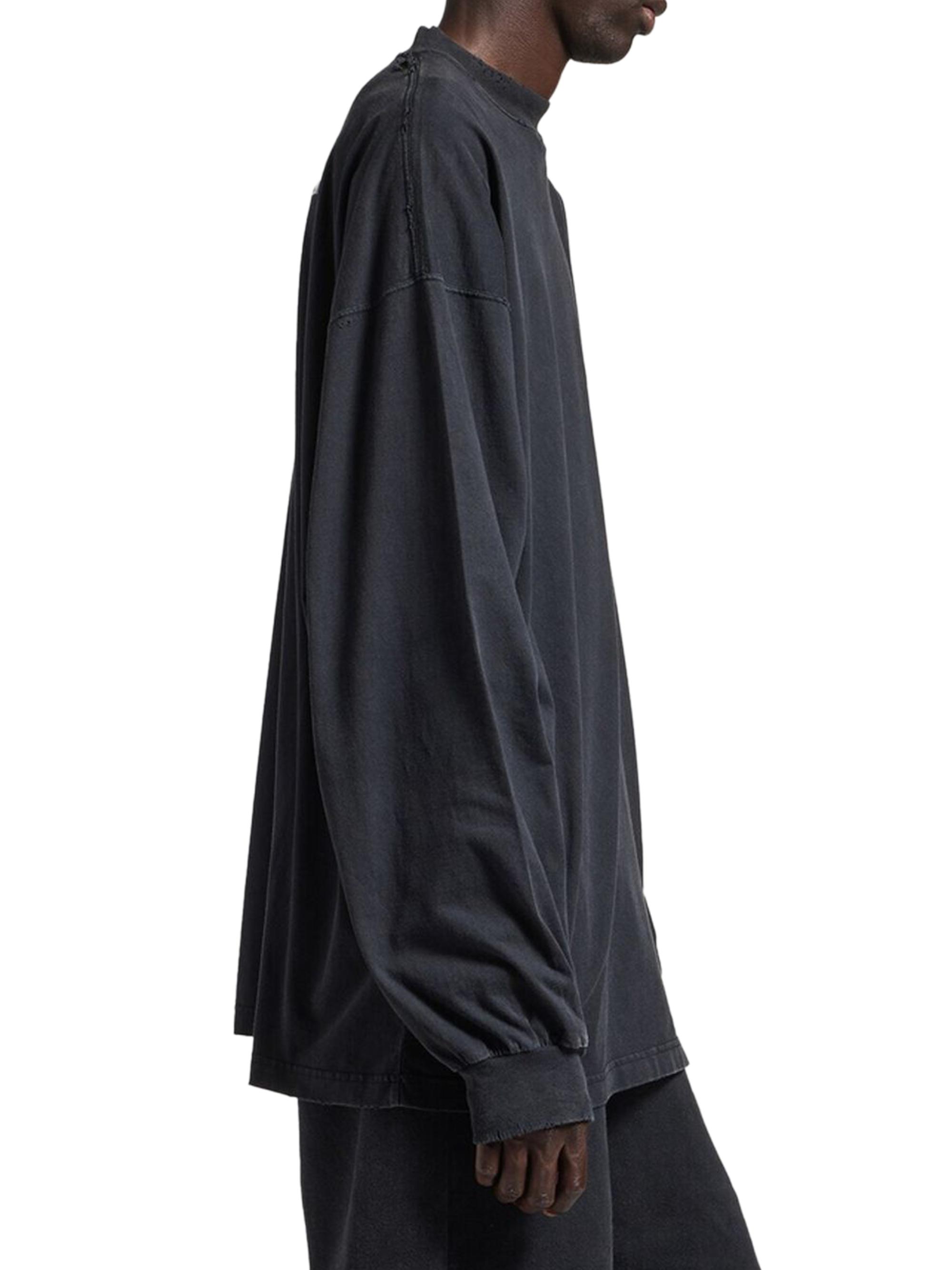 Balenciaga Masking Tape Long Sleeve Large Fit T-Shirt | Saks Fifth
