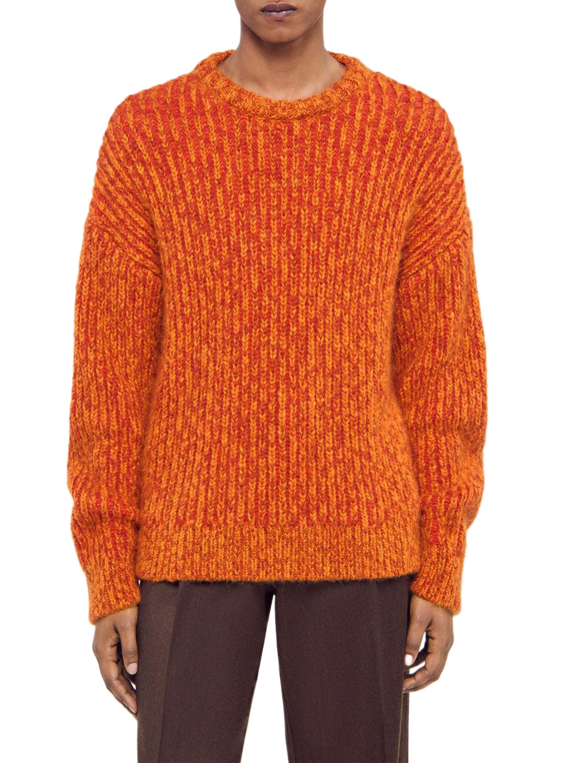 Sandro Round Neck Long-Sleeve Sweater | Saks Fifth Avenue