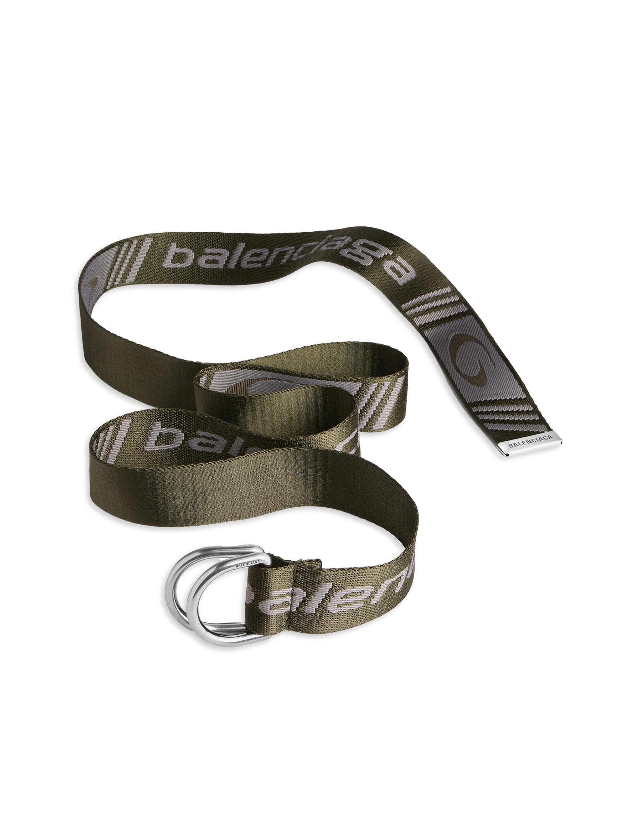 Balenciaga Men's D Ring Belt - Grey