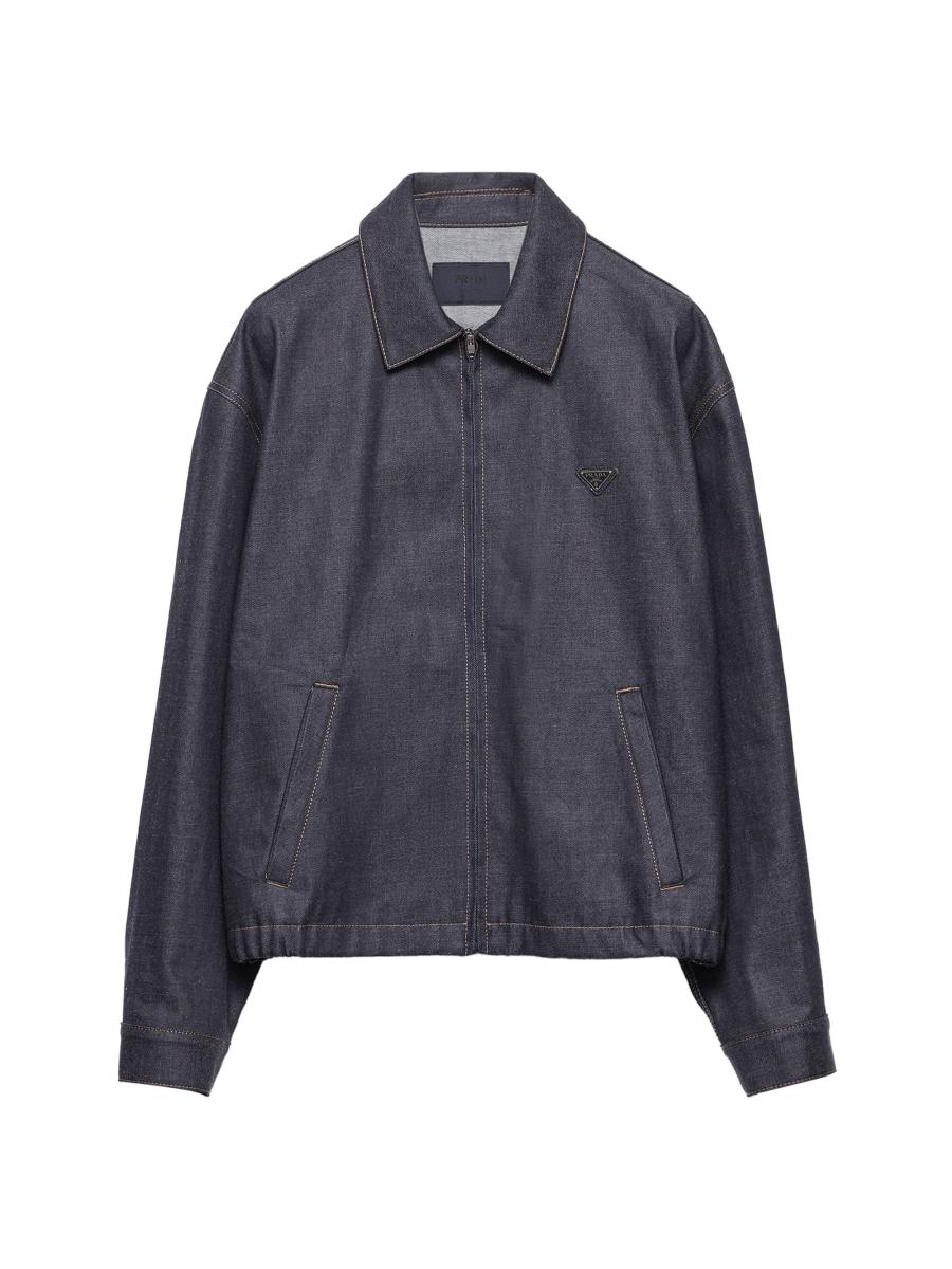 Prada Denim Blouson Jacket | Saks Fifth Avenue