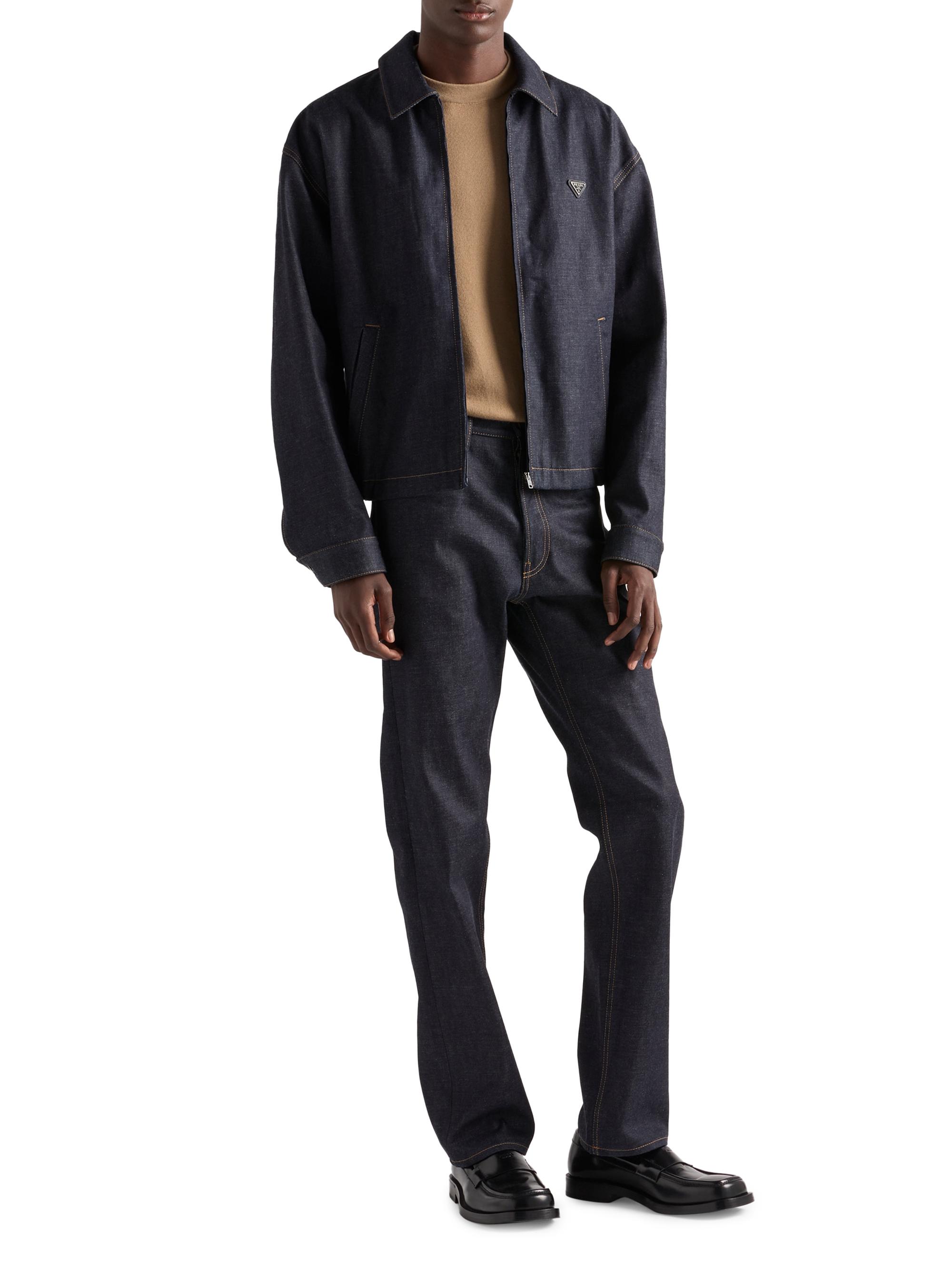 Prada Denim Blouson Jacket | Saks Fifth Avenue