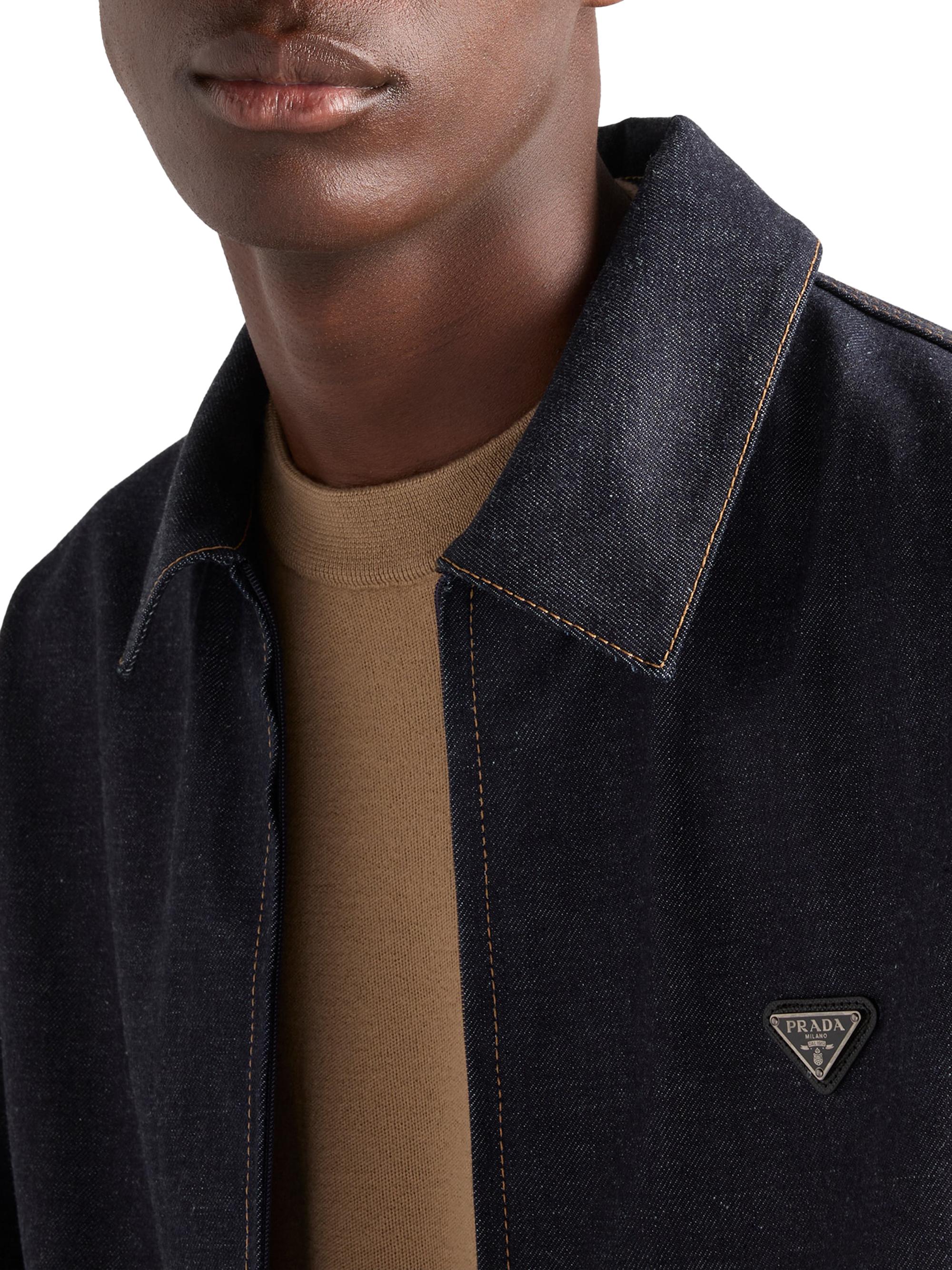 Prada Denim Blouson Jacket | Saks Fifth Avenue