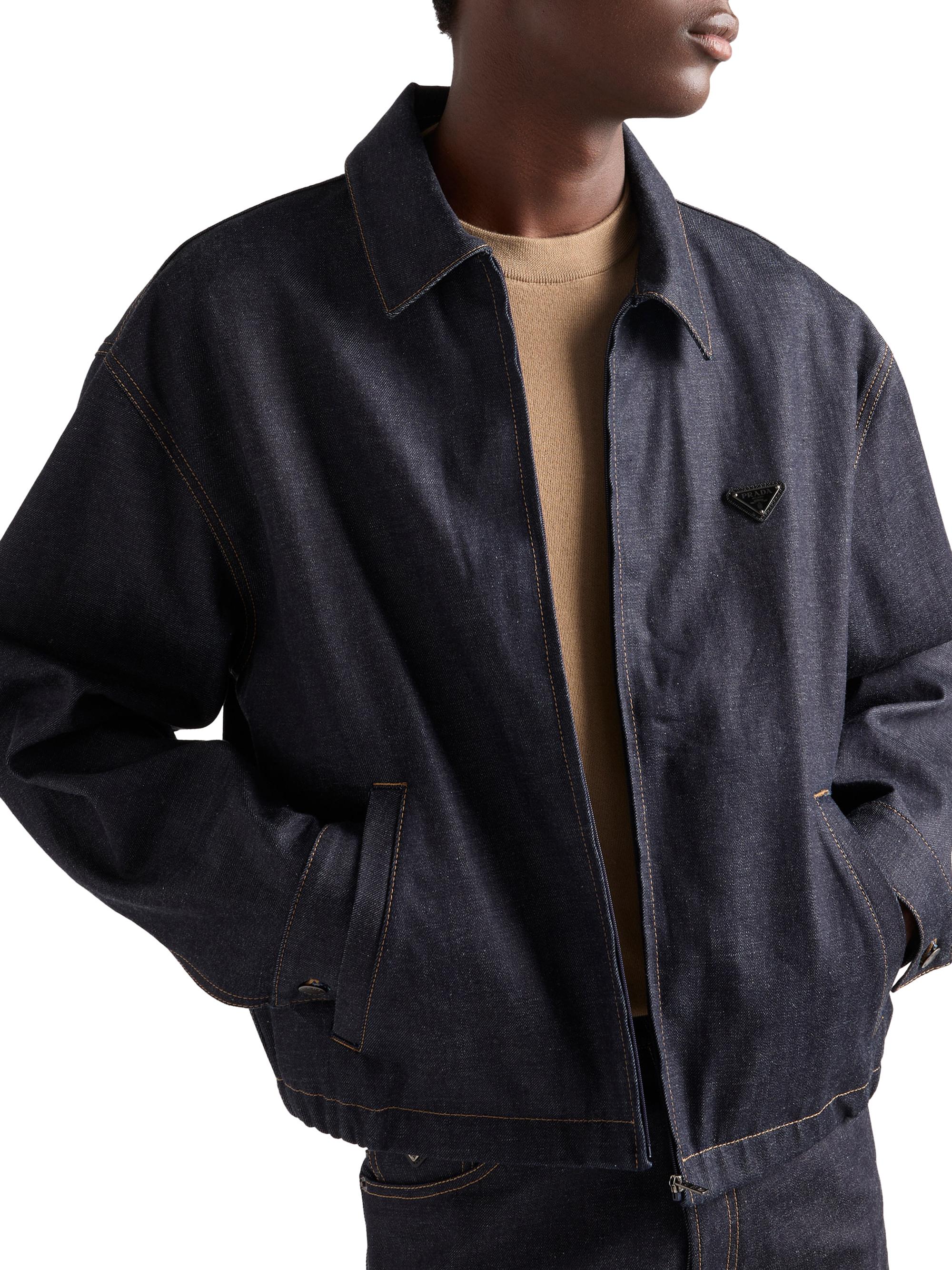 Prada Denim Blouson Jacket | Saks Fifth Avenue