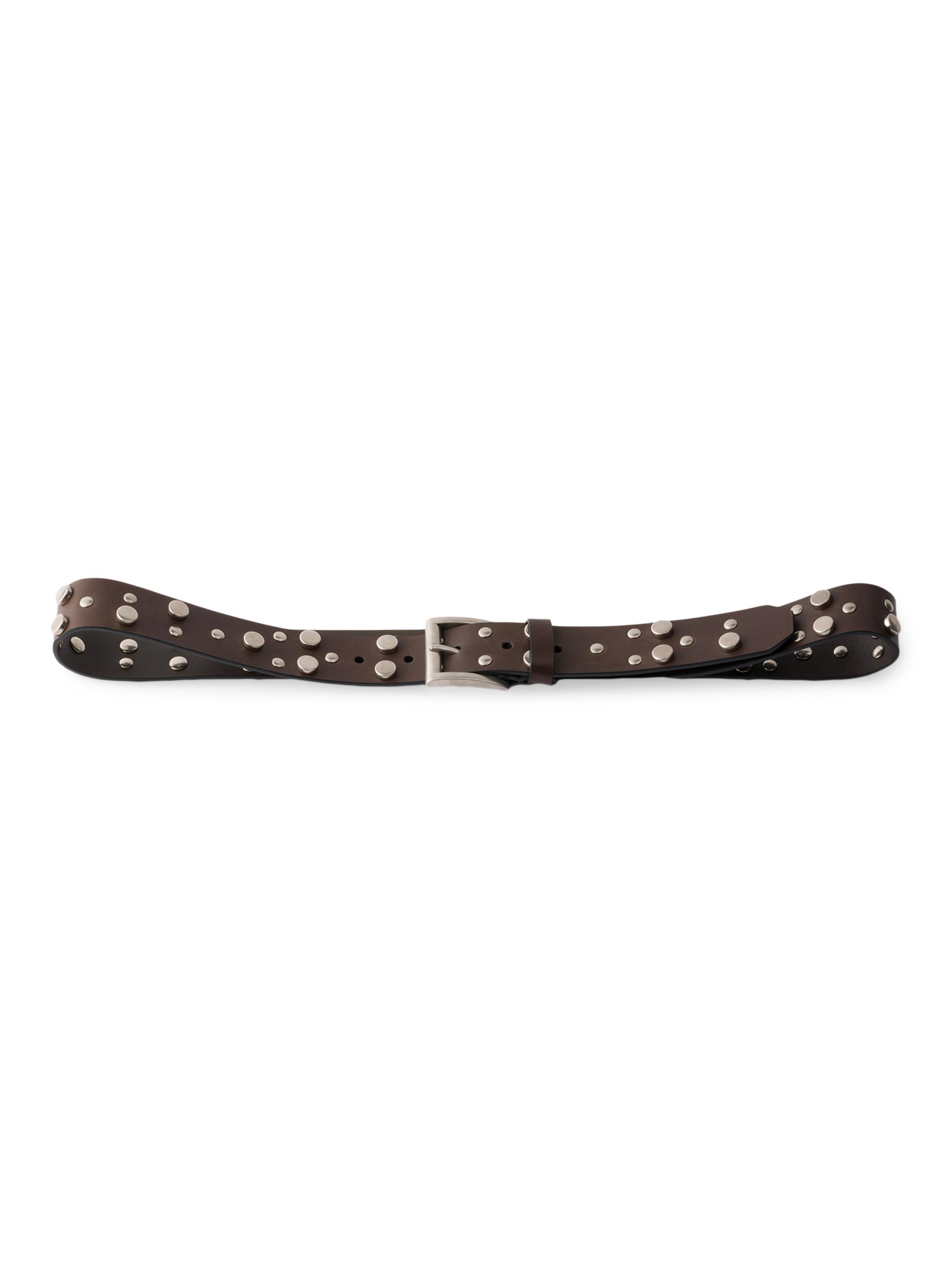 Prada Men's Leather Belt - Brown