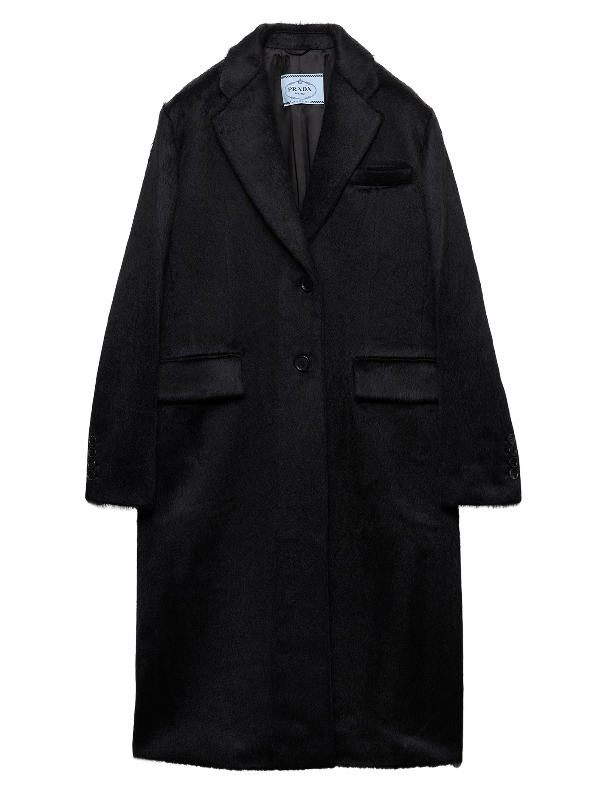 PRADA ロングコート ウール 38 Mサイズ 黒 T25032816 PRADA ロングコート ウール 38 Mサイズ 黒 T25032816 【公式通販】