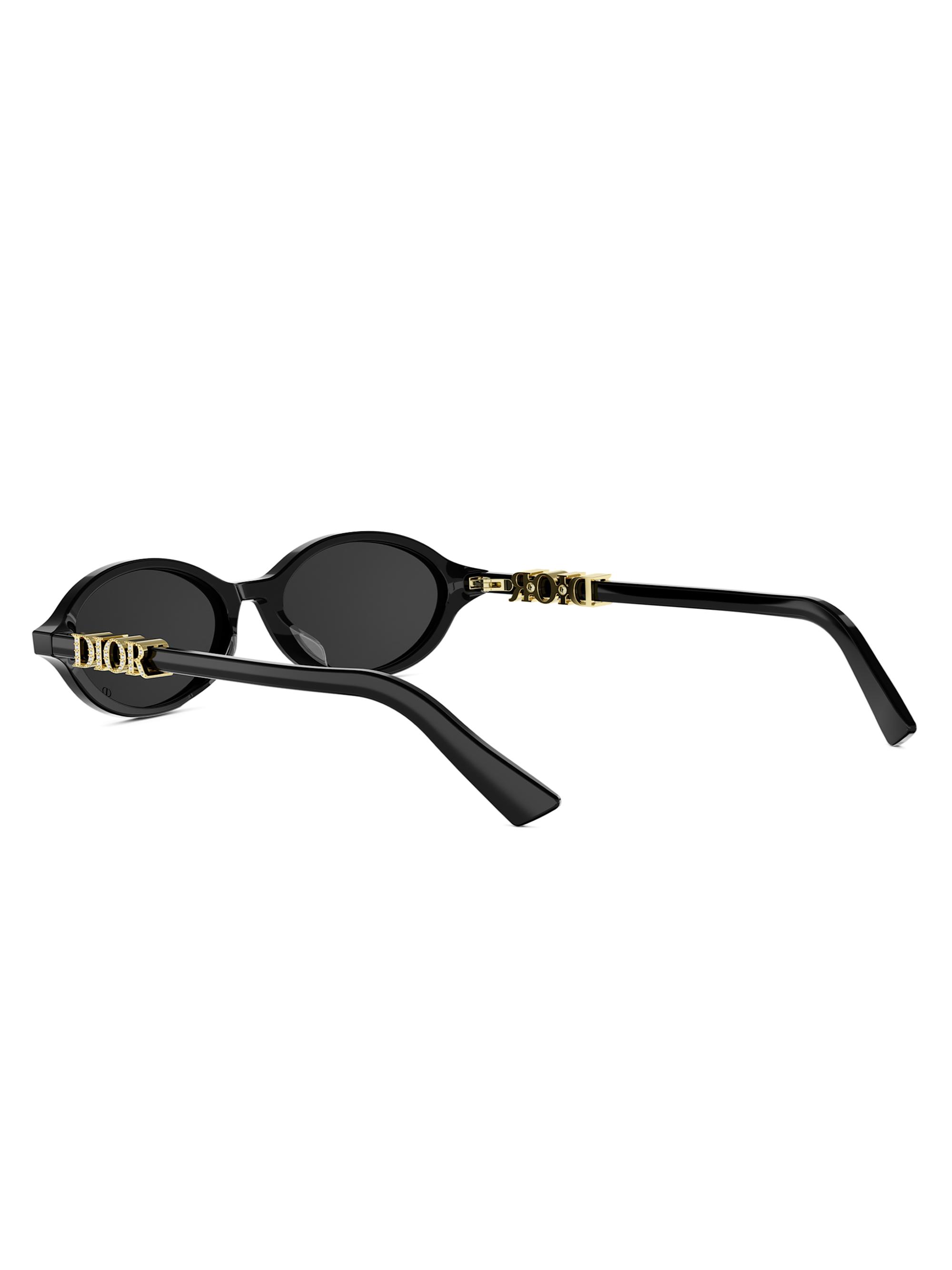 DIOR DiorTreasure R1I Logo Oval Sunglasses | Saks Fifth Avenue