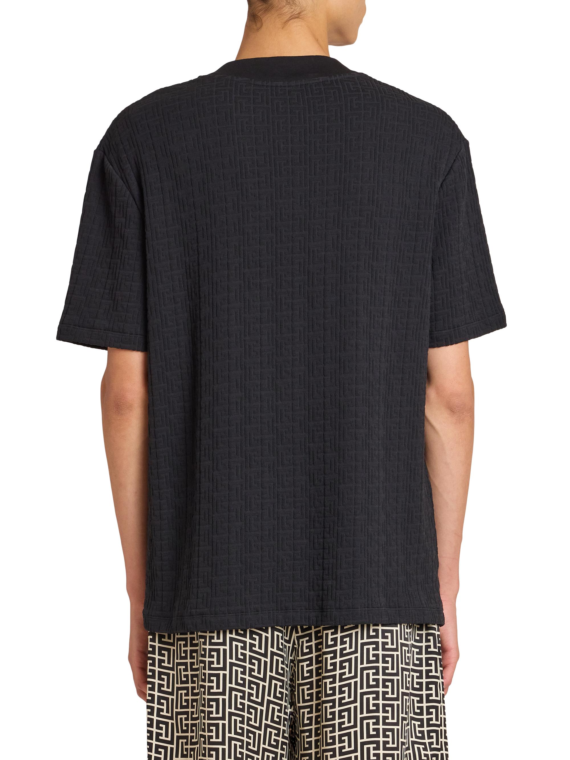 Balmain Logo Monogram Sponge T-Shirt | Saks Fifth Avenue