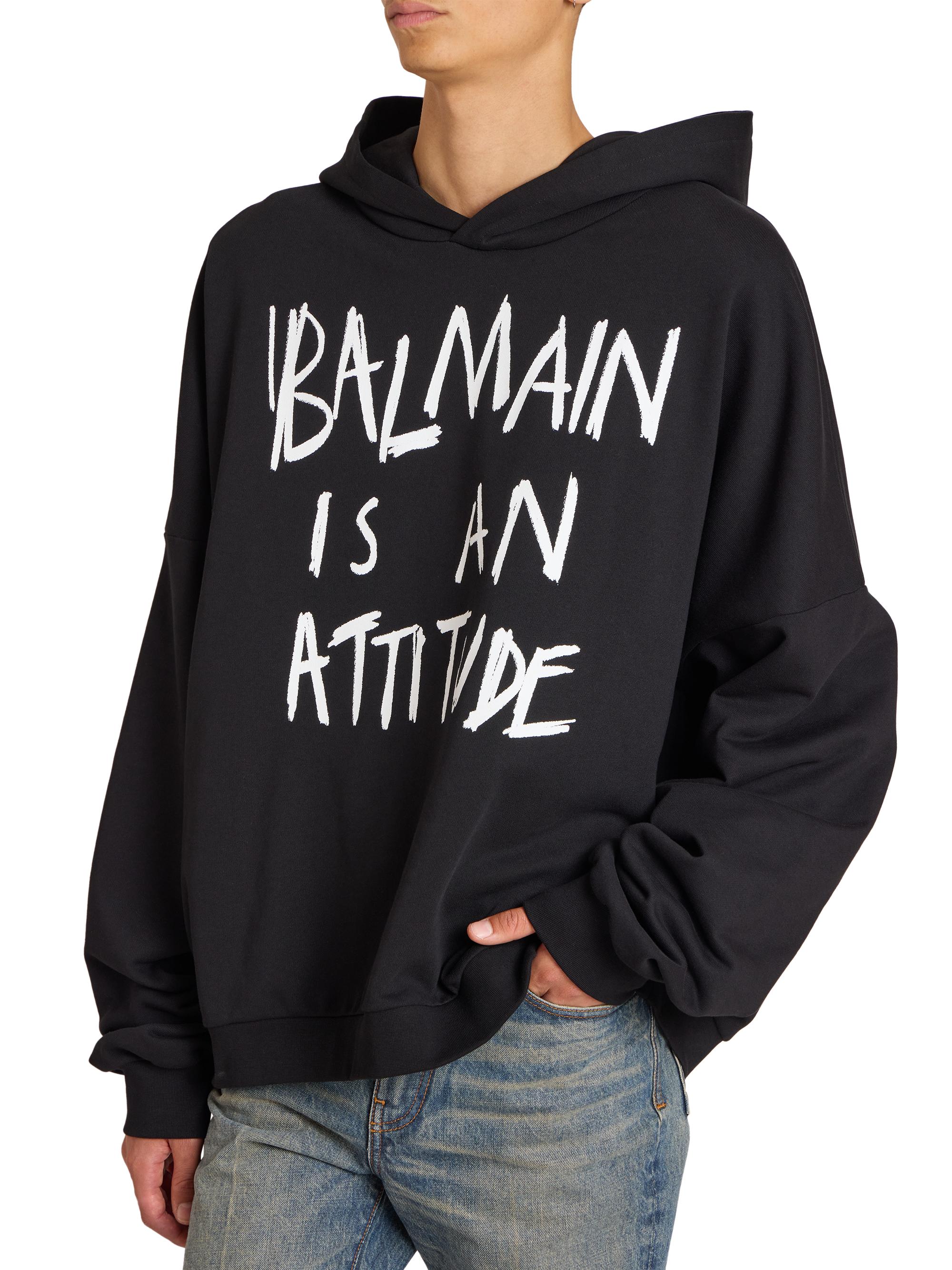 Balmain Balmain is an Attitude Hoodie | Saks Fifth Avenue