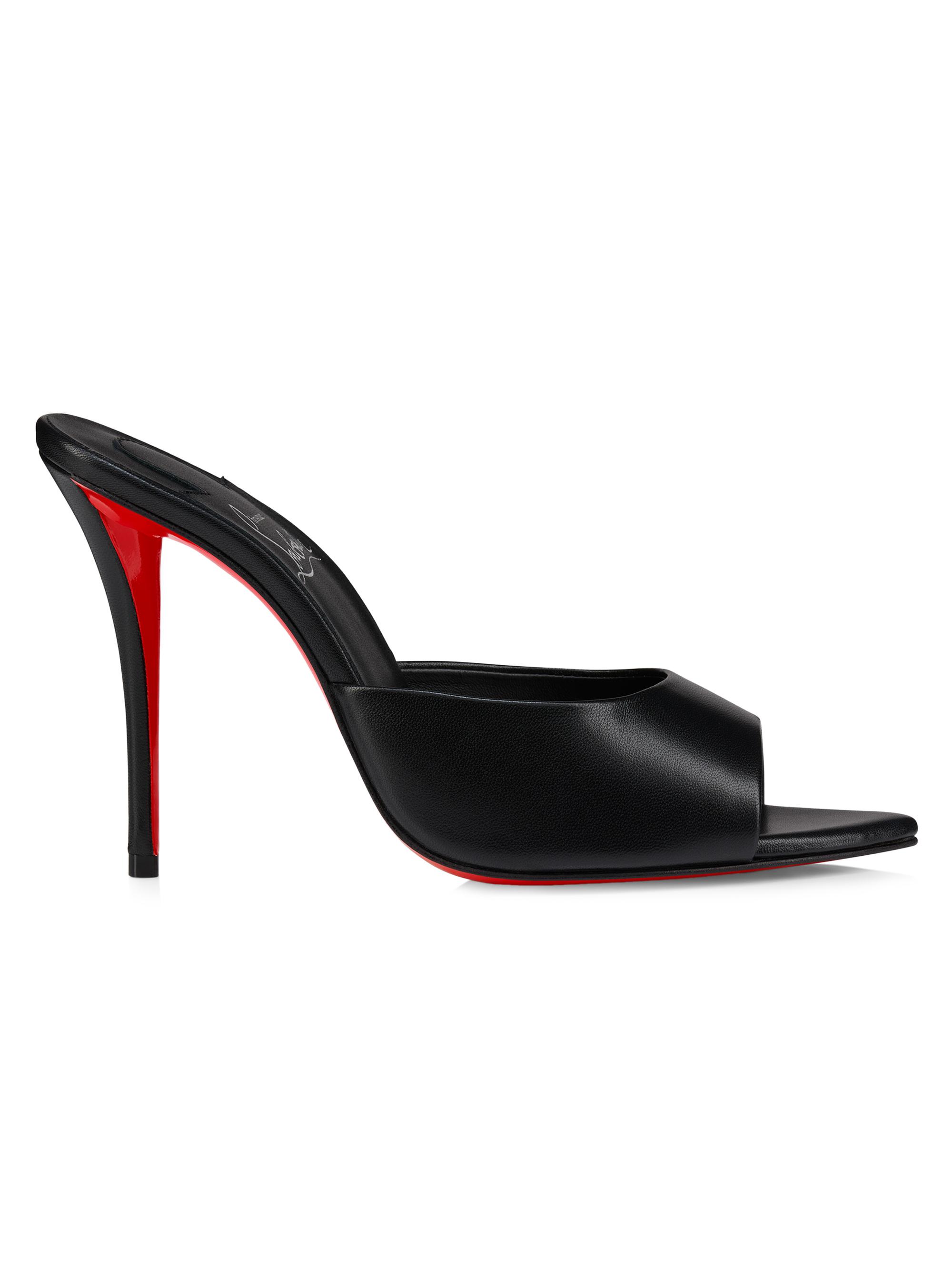 Christian Louboutin Miss Z 100MM Patent Leather Sandals | Saks