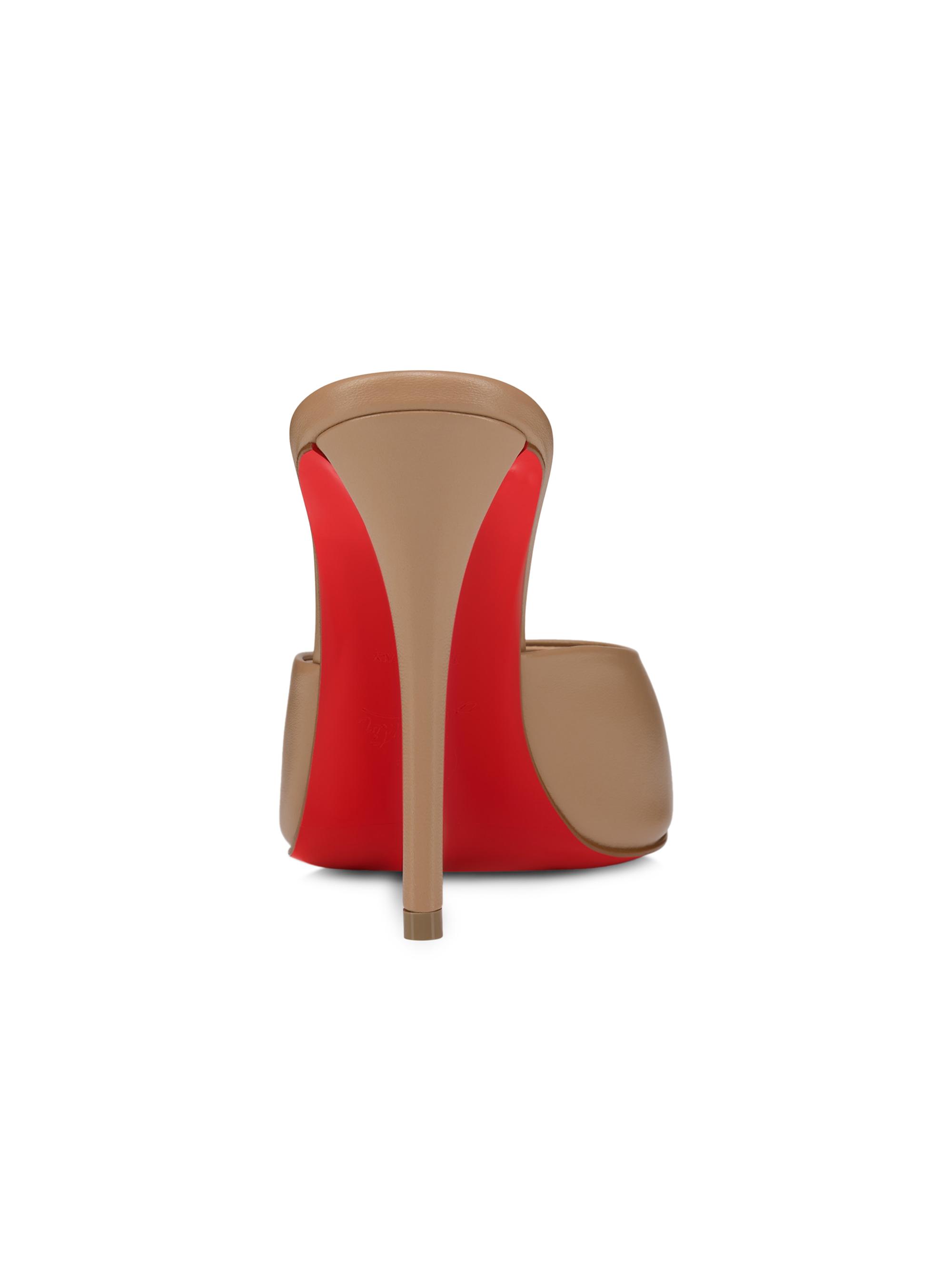 Miss Z 100MM Leather Mule Sandals