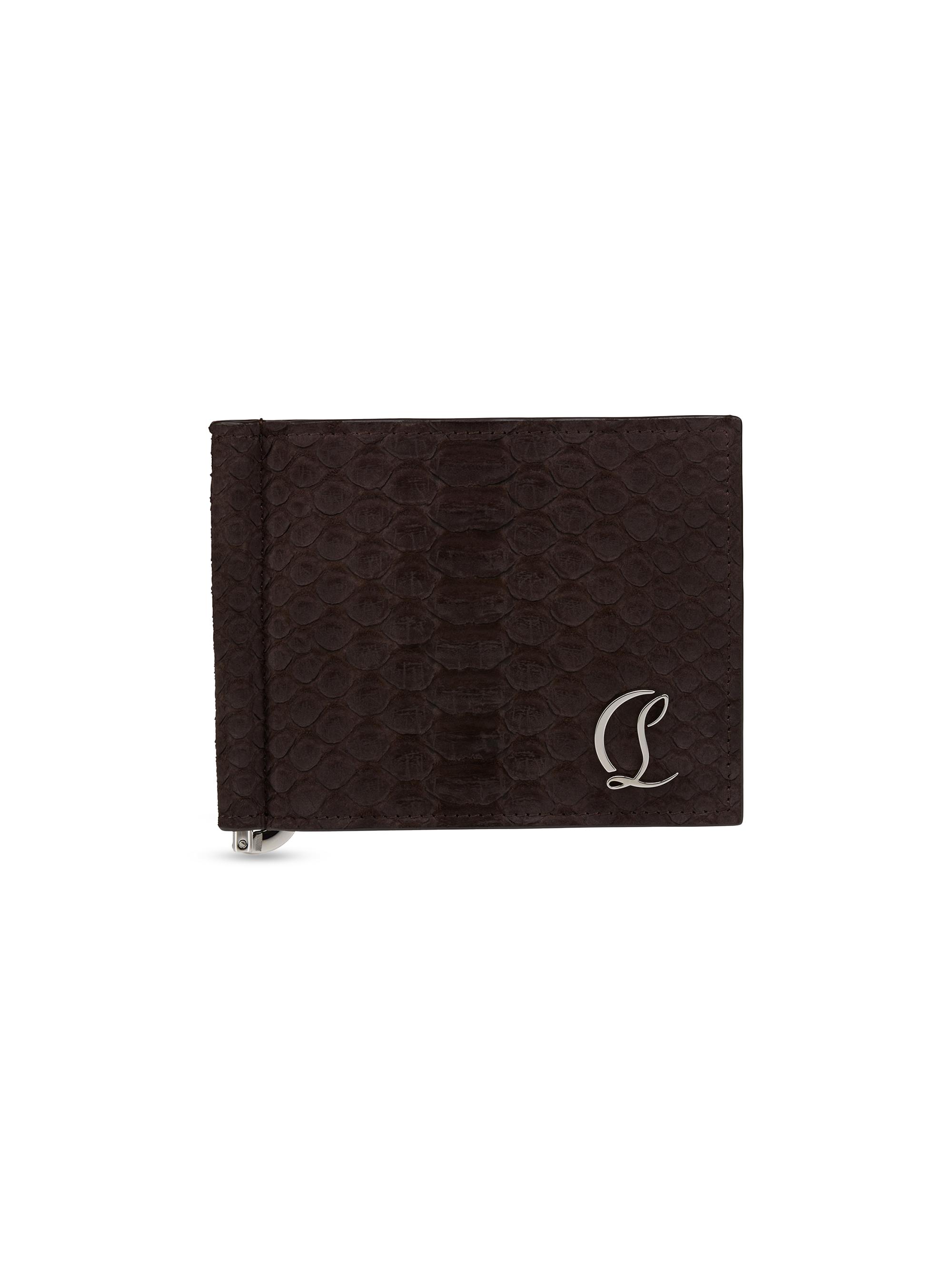 Christian Louboutin Men's Mooncrest Wallet - Cafe