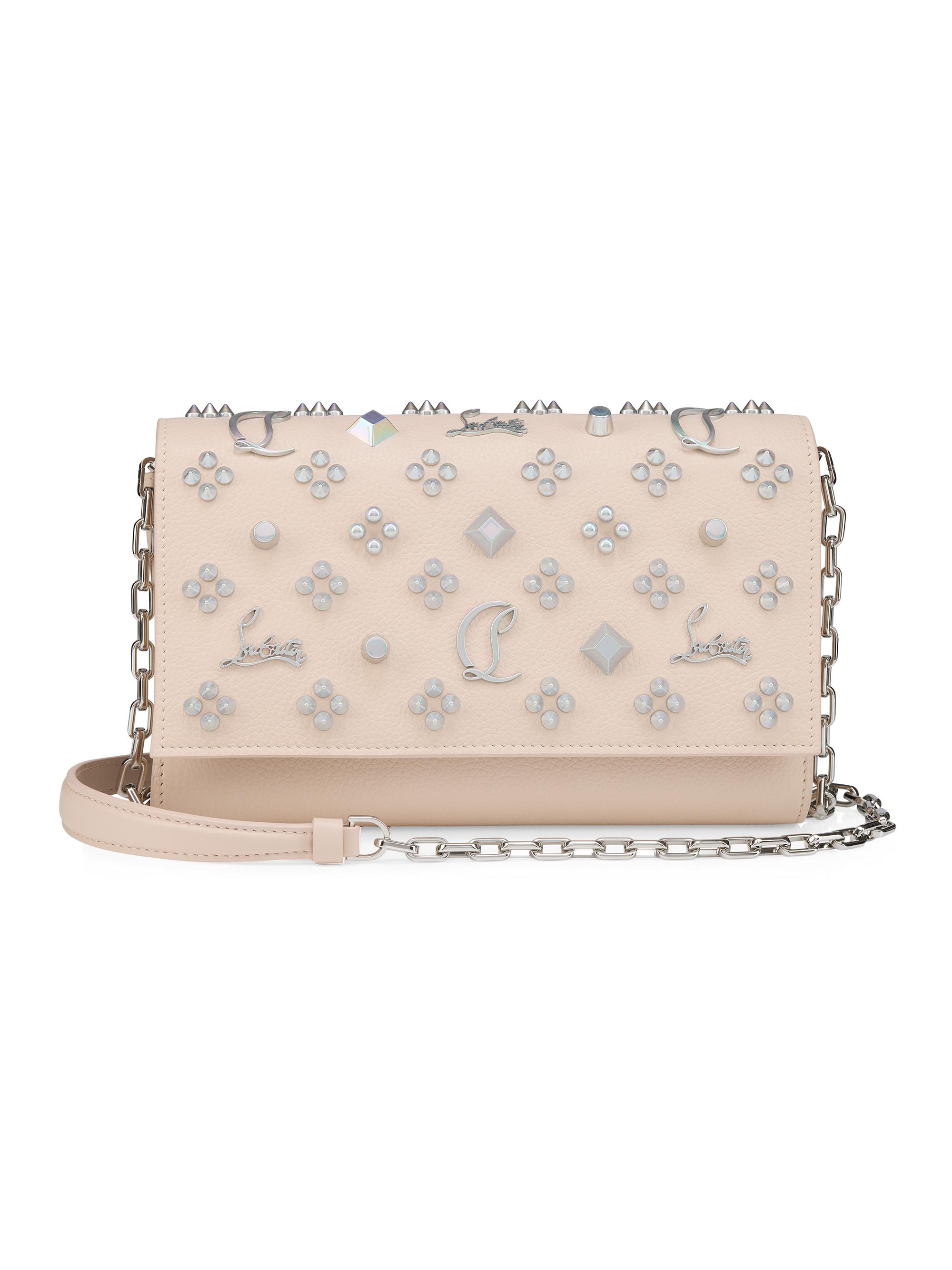 Christian Louboutin Women's Paloma Leather Clutch - Leche