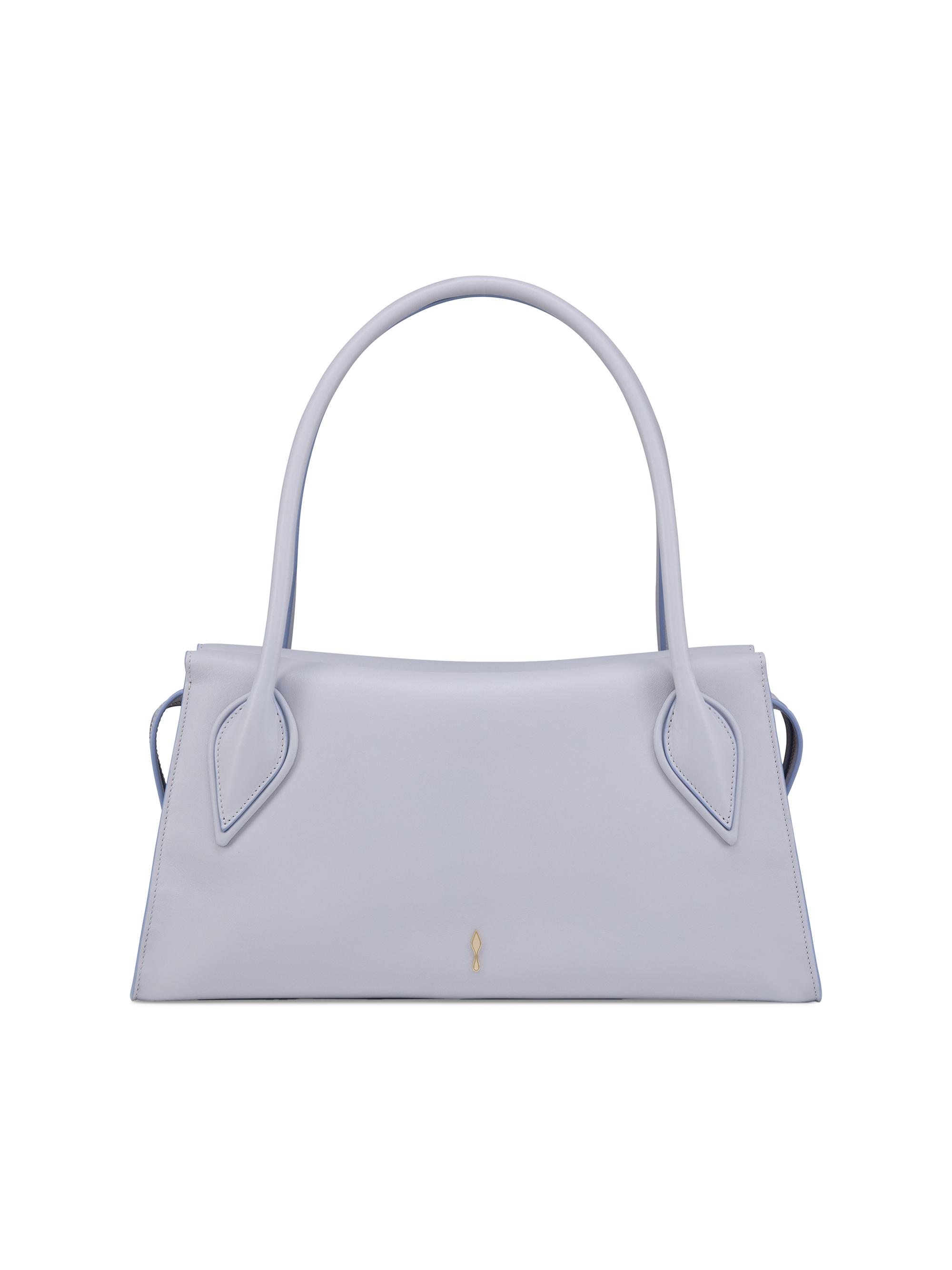 Christian Louboutin Women's Venus Leather Shoulder Bag - Jumbo Grey