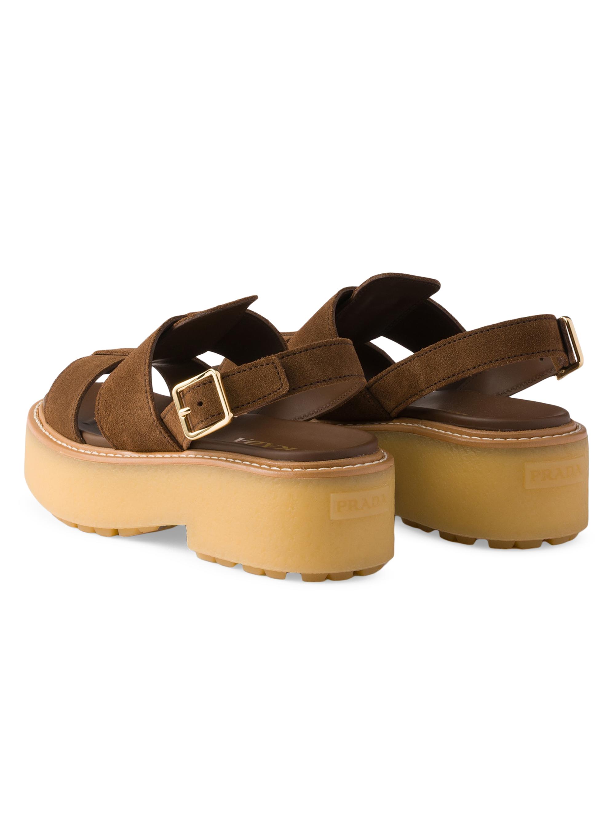 Prada Suede Sandals | Saks Fifth Avenue