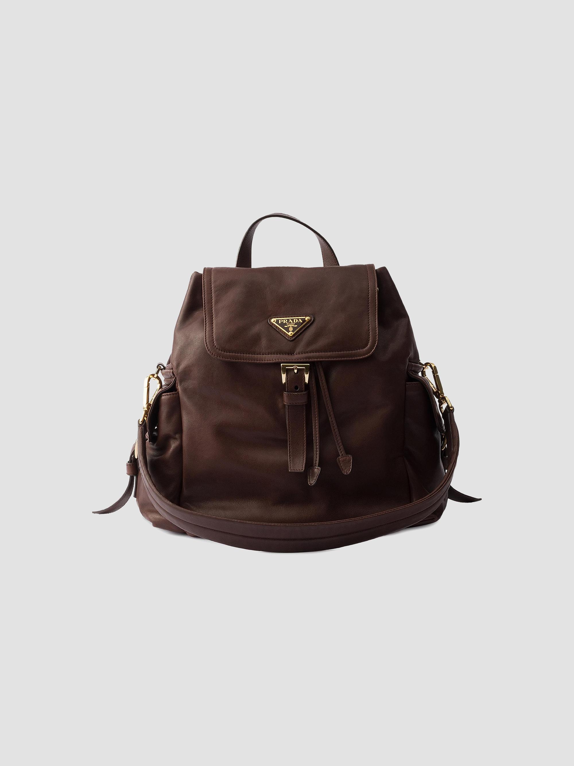 Prada Explore Medium Nappa Leather Backpack | Saks Fifth Avenue
